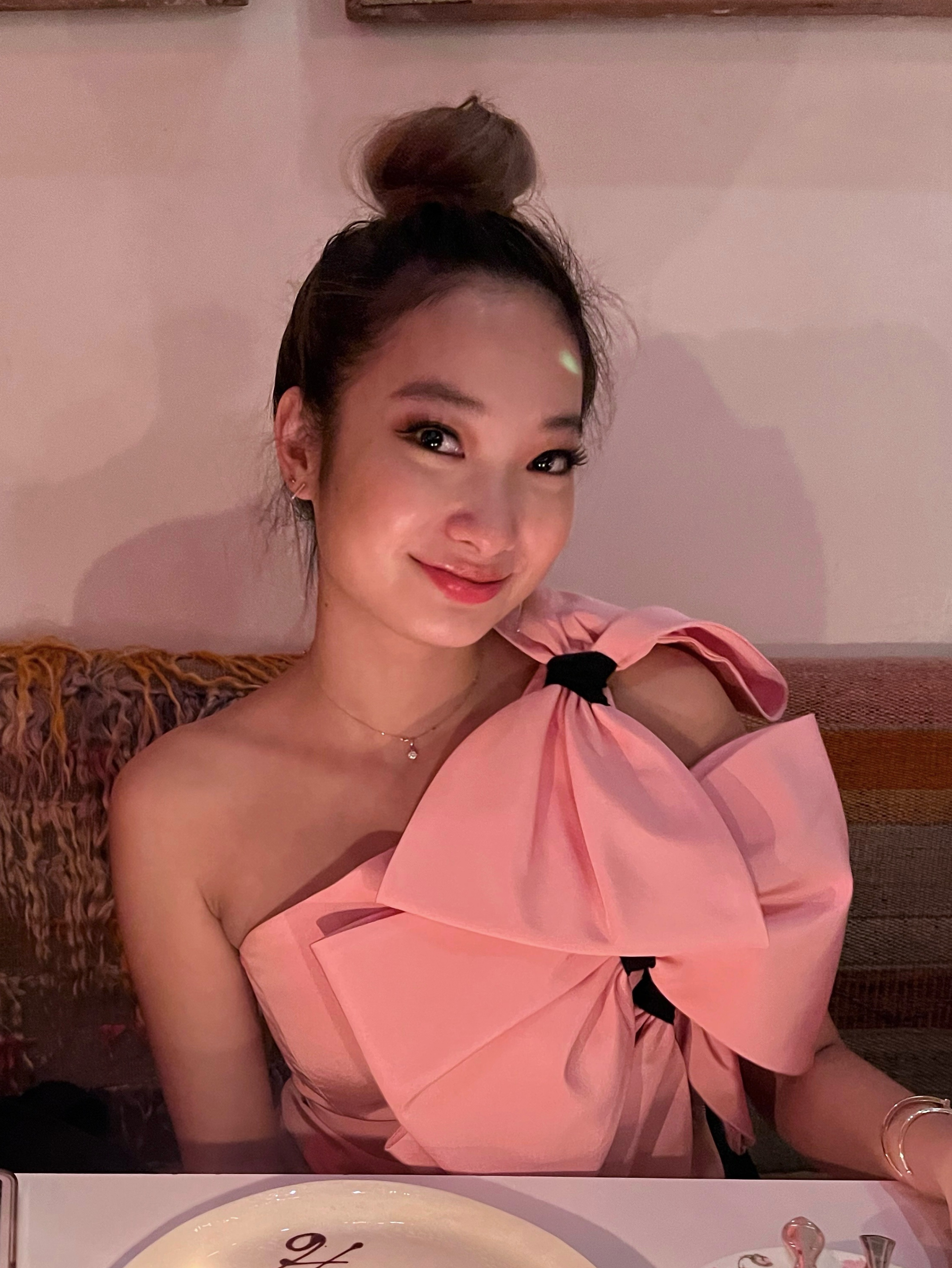 carolina herrera pink bow dress Carolina Herrera Pink Mini Dress with Bows by Carolina Herrera