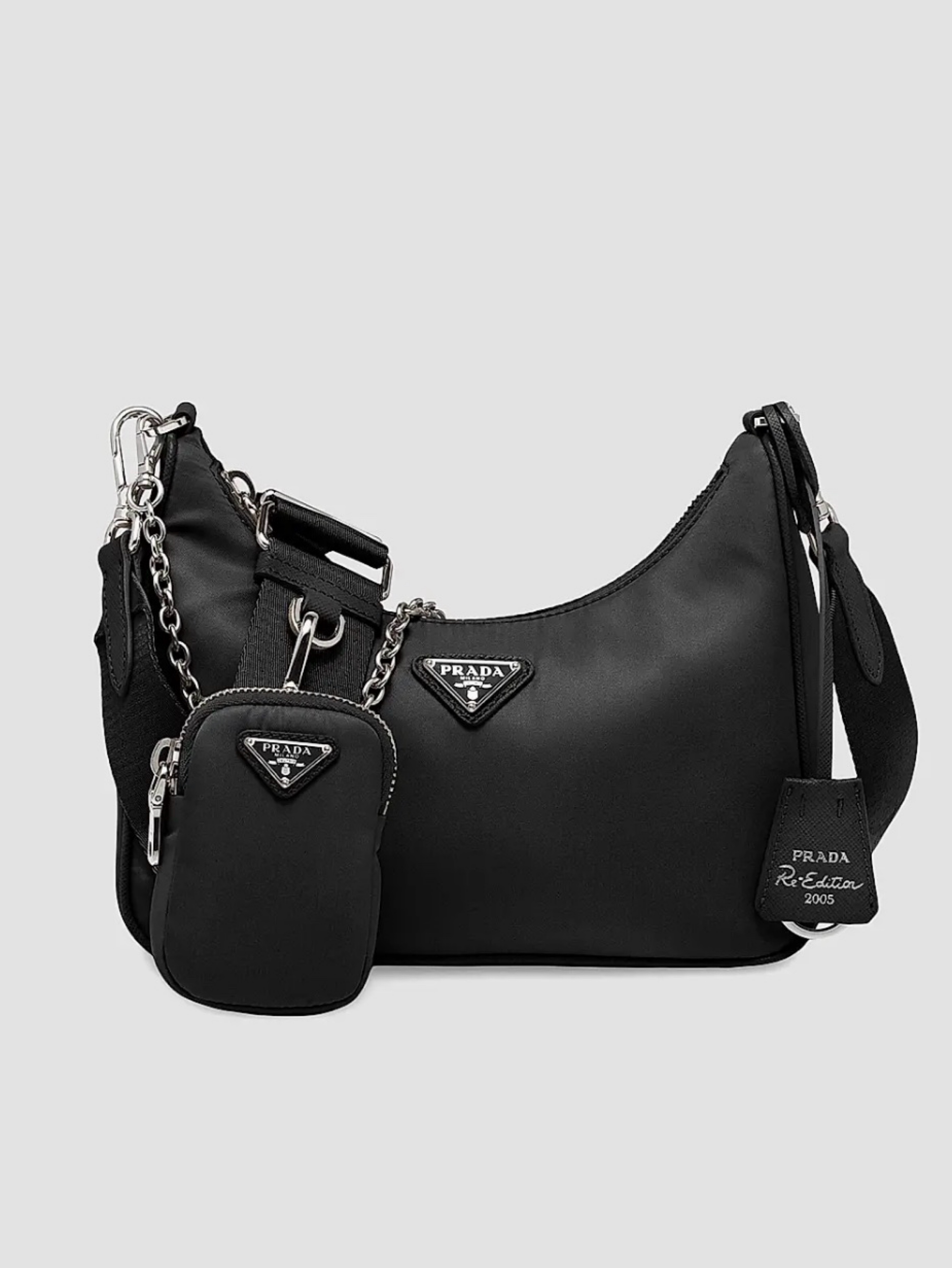 Prada Black Nylon Crossbody Bag