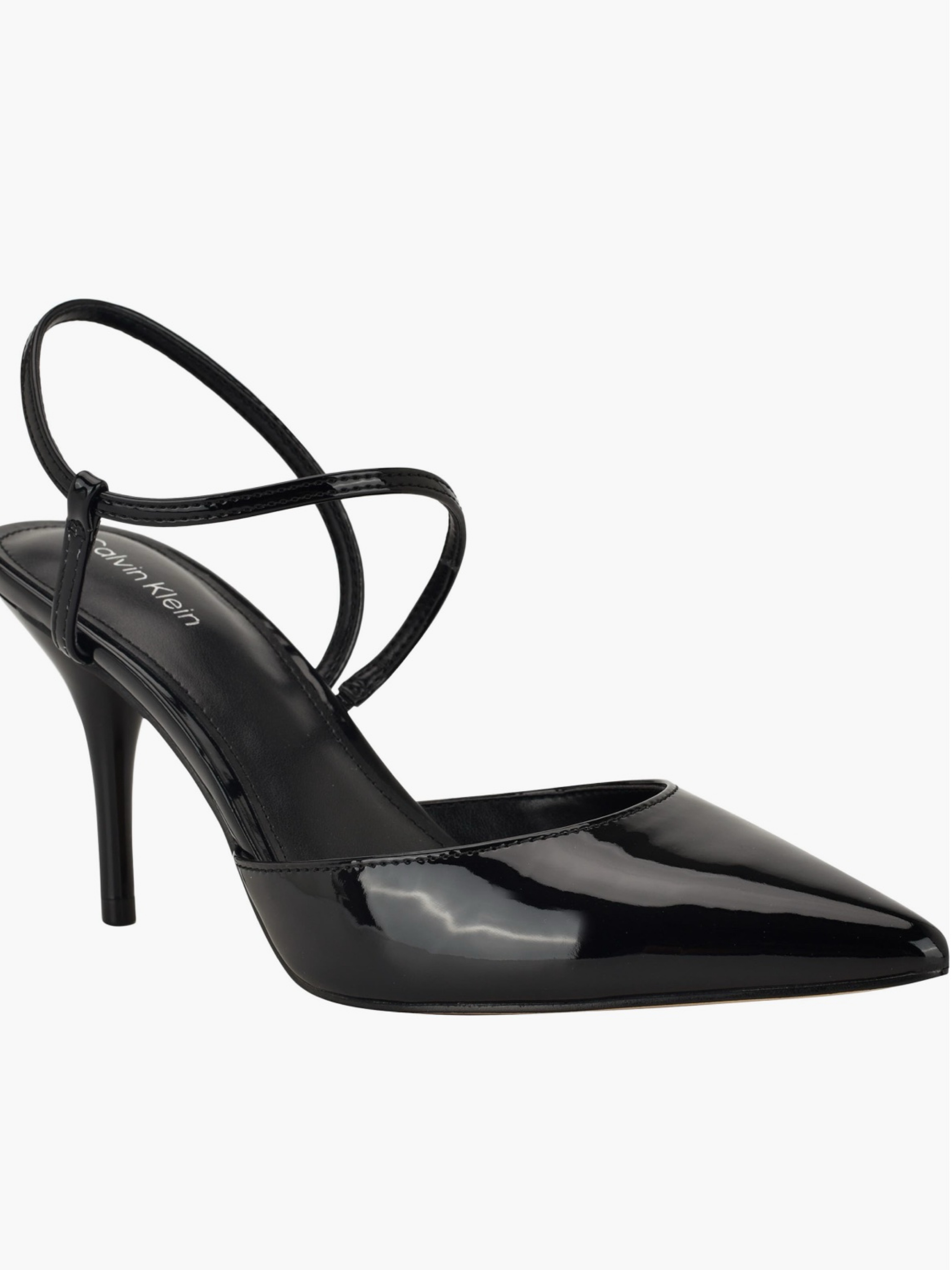 Calvin Klein Black Patent Leather Cordera Pump
