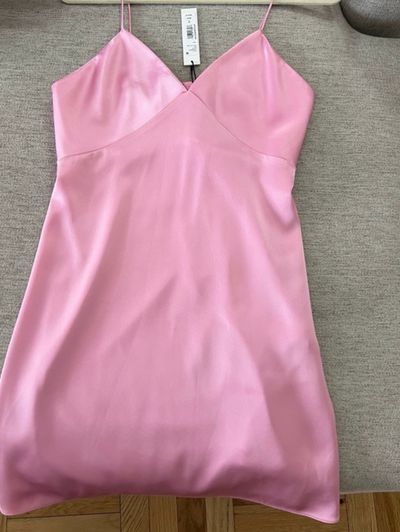 alice and olivia pink slip dress Alice + Olivia Harmony Mini Slip Dress, Size 12