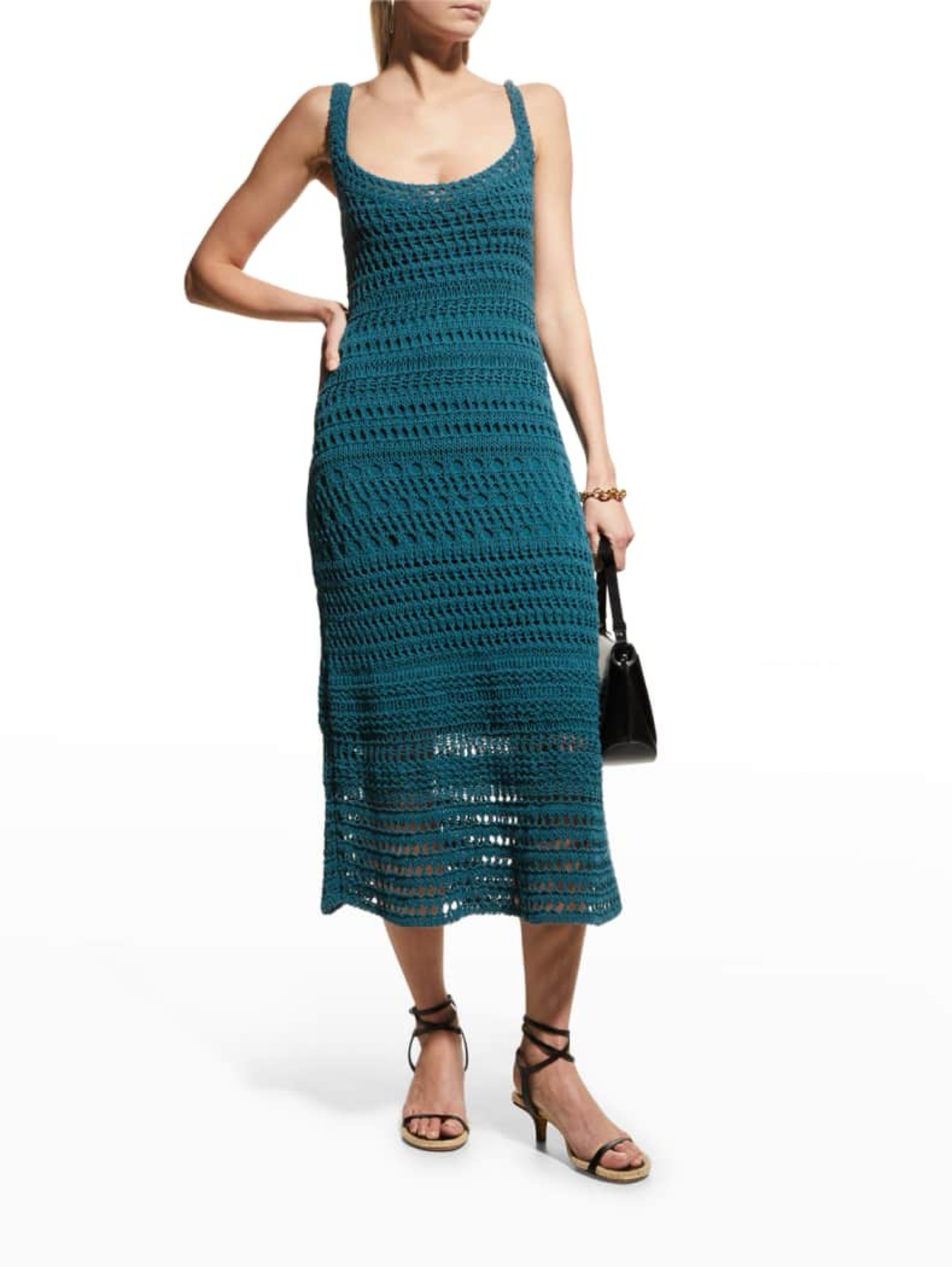 Vince crochet midi dress