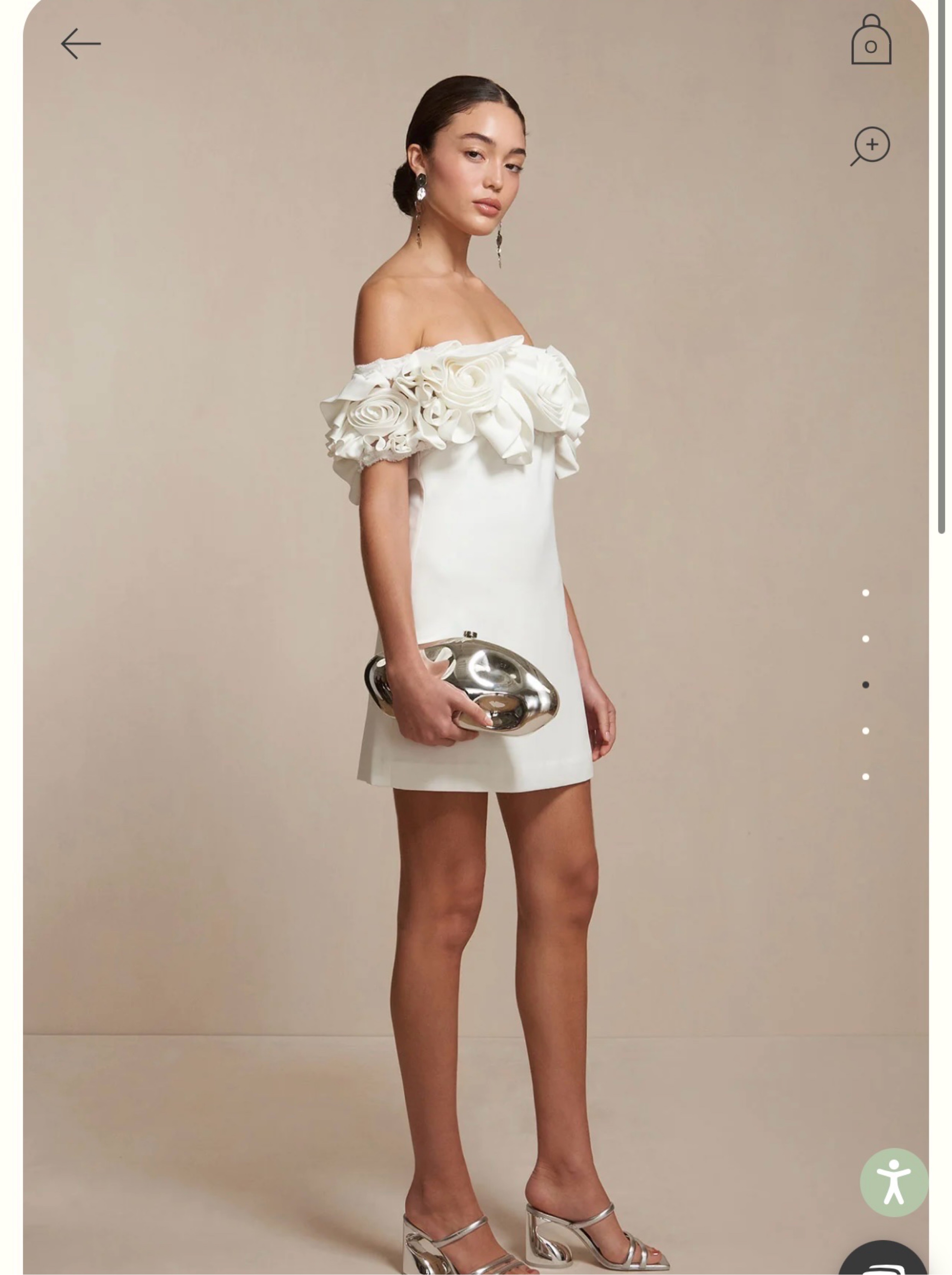 cult gaia white short dress Cult Gaia Ela Dress in Off White