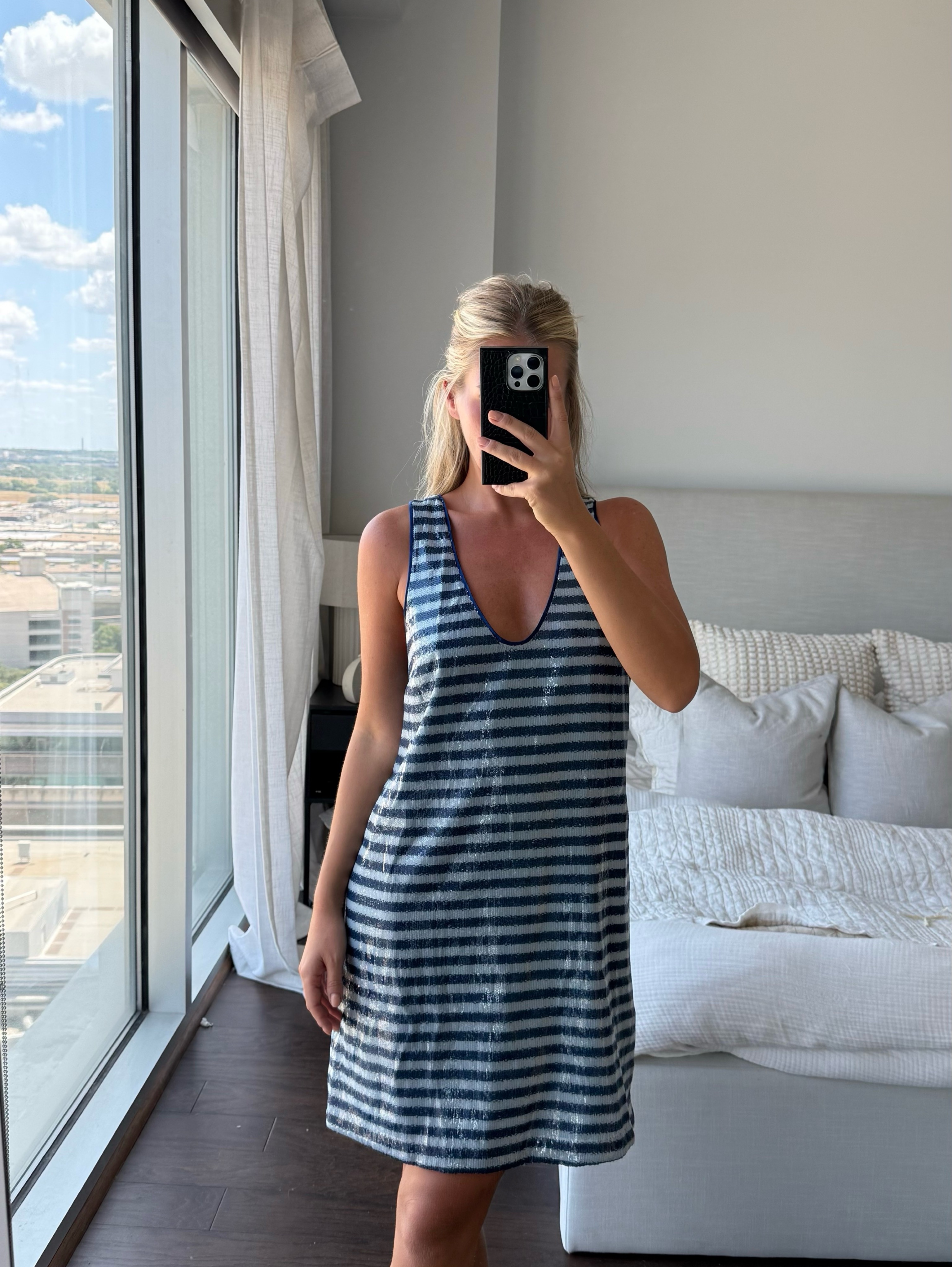 Zadig Volier sequin stripe dress
