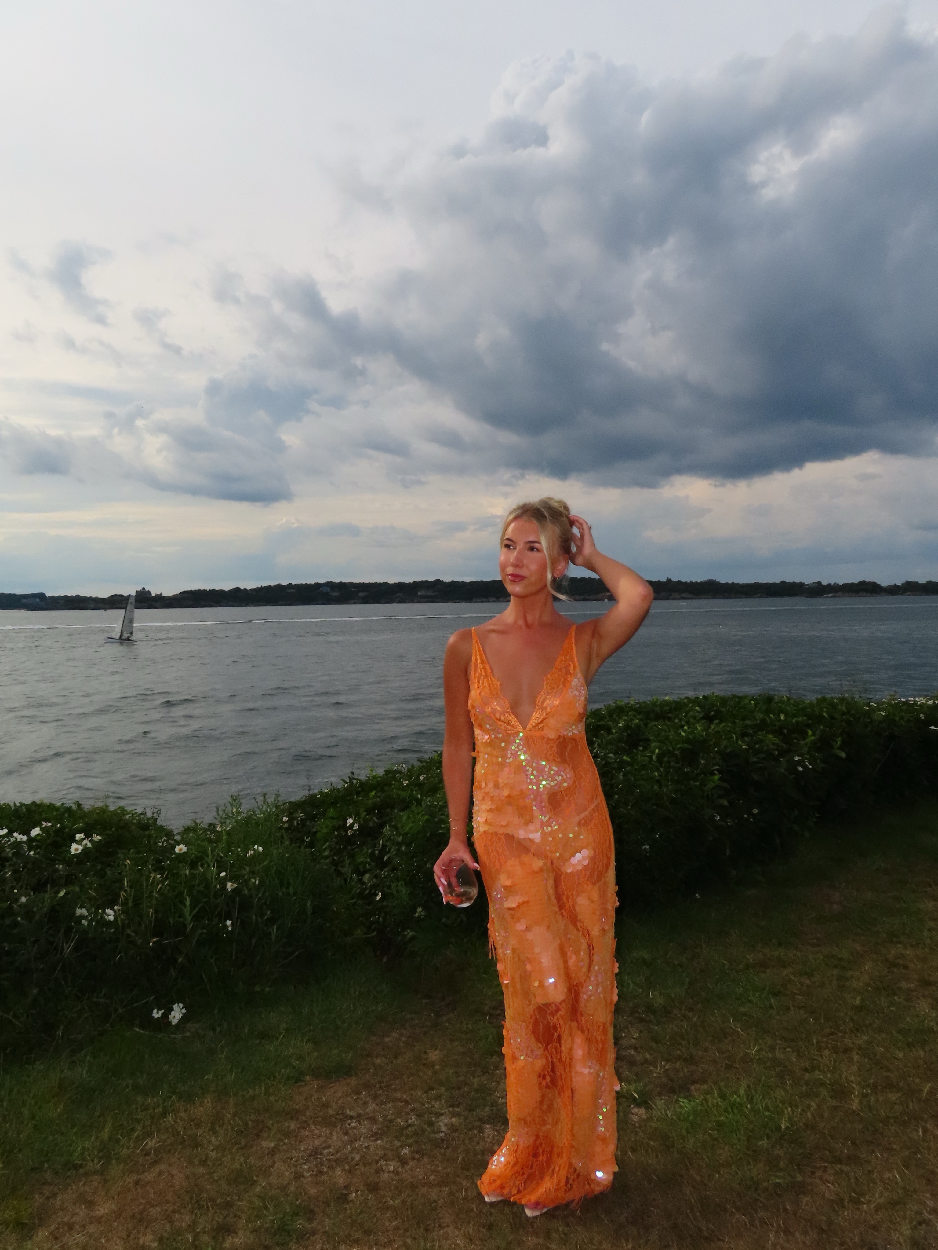 asos orange dress DESIGN scoop neck trapeze maxi with frill in bright Crafted from quality polyester ASOS Orange Feather Dress by
