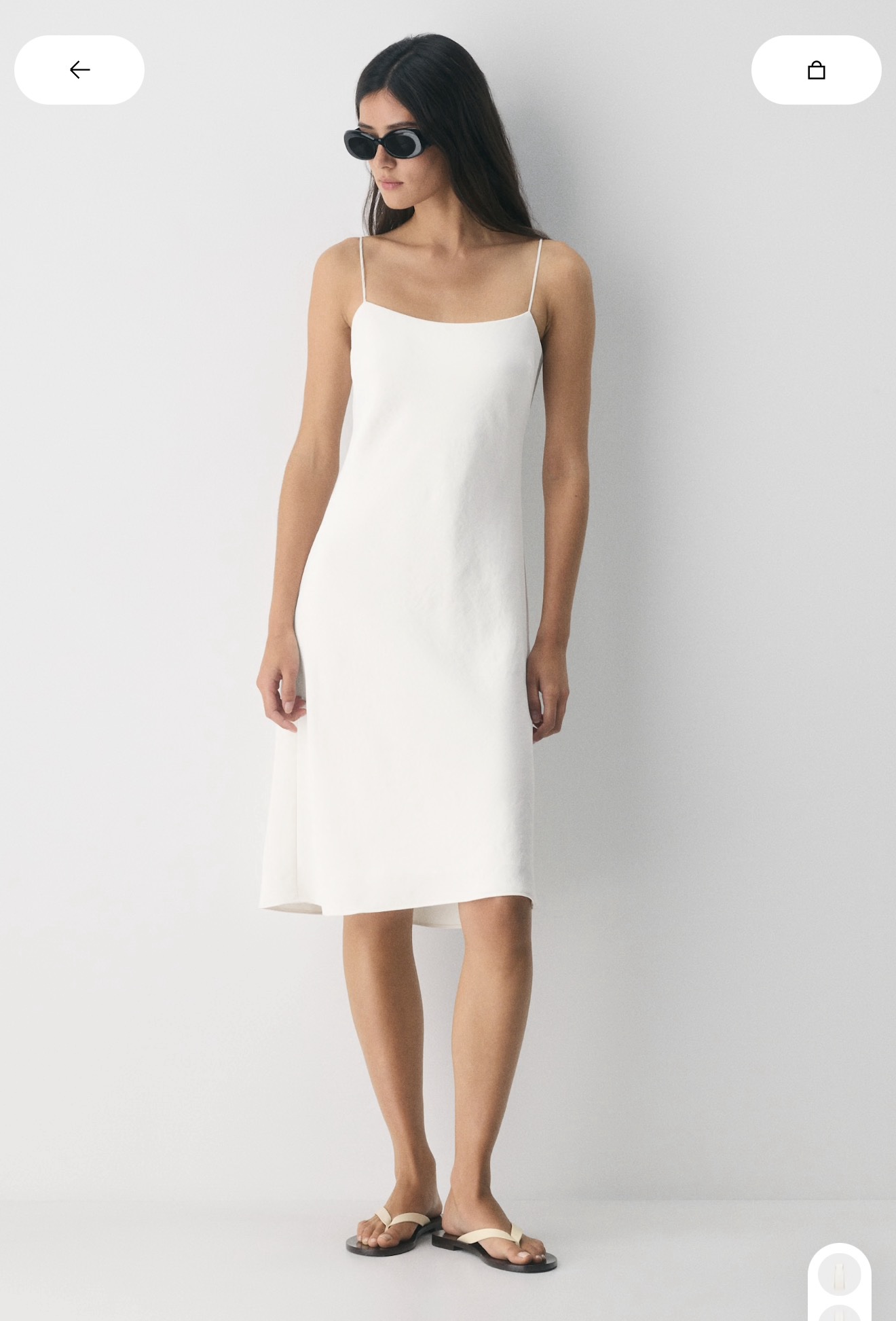 White Midi Dress