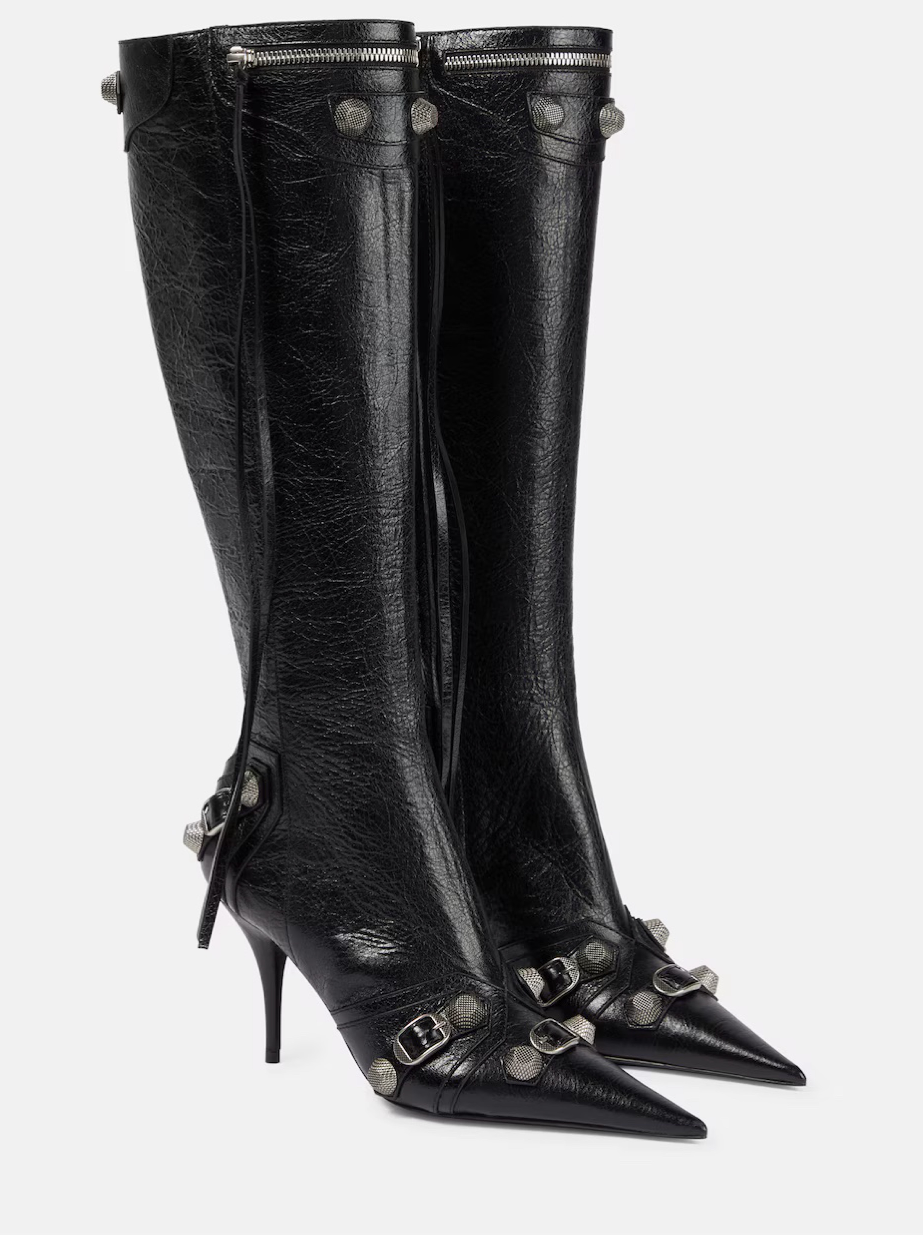 Balenciaga cagole boots black