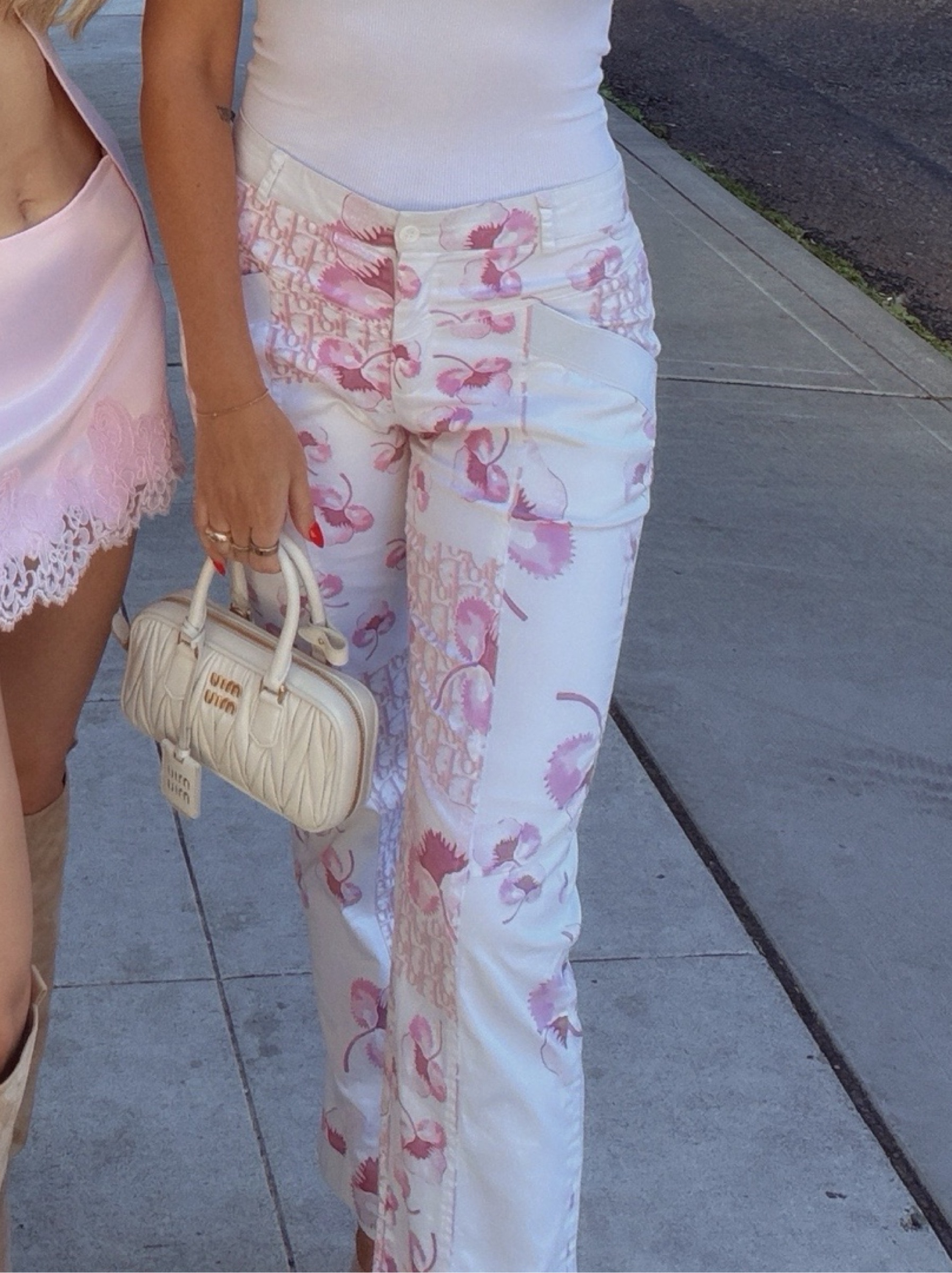 新品 90s VINTAGE DIOR floral printed pants Vintage Dior Cherry Blossom Pants by Dior | Pickle