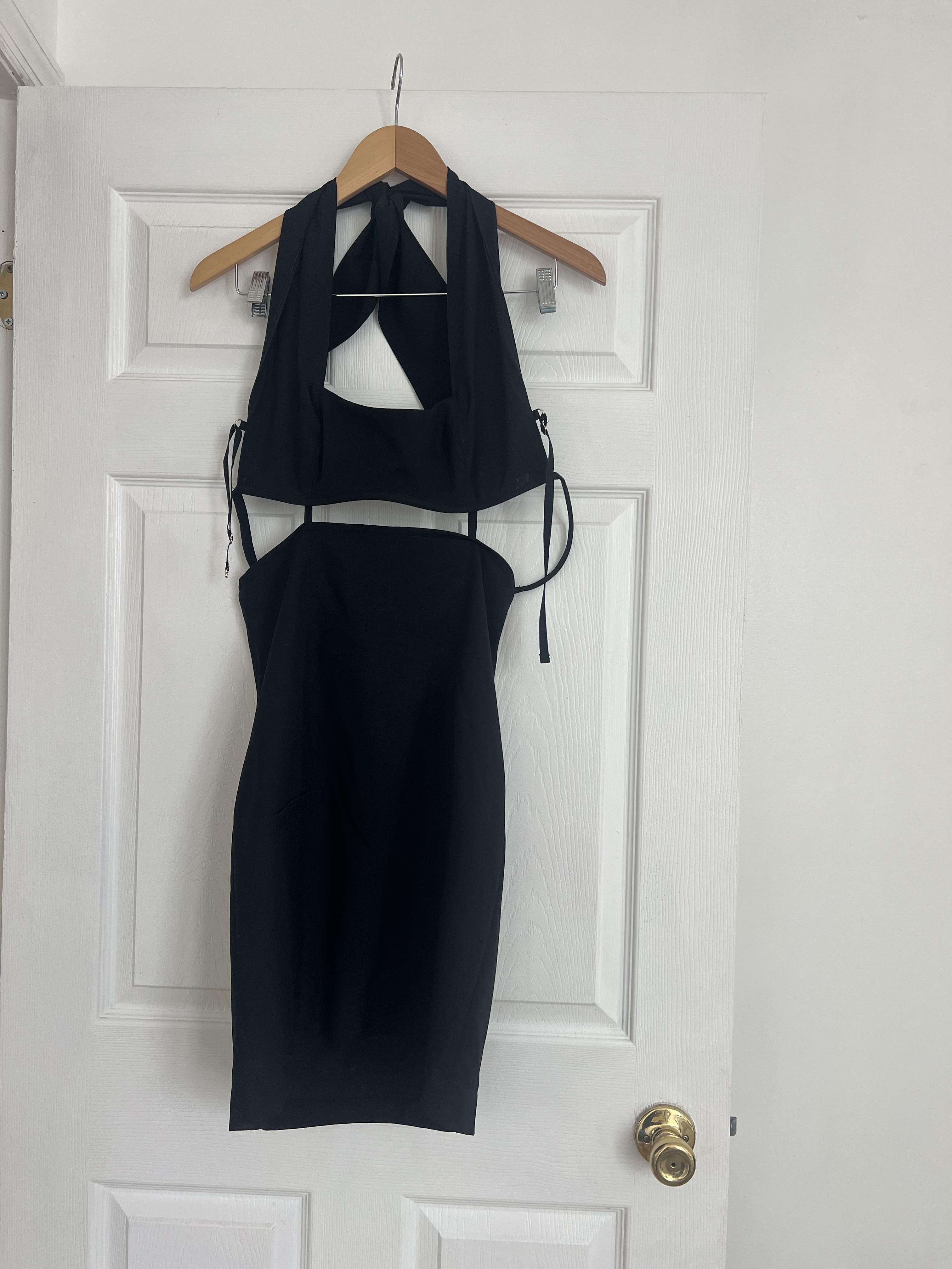 jacquemus mini dress black La Robe Mari in Black, 36 / Black by Jacquemus
