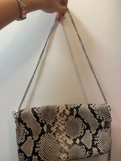 Zadig and Voltaire Python Snakeskin Crossbody Bag by Zadig