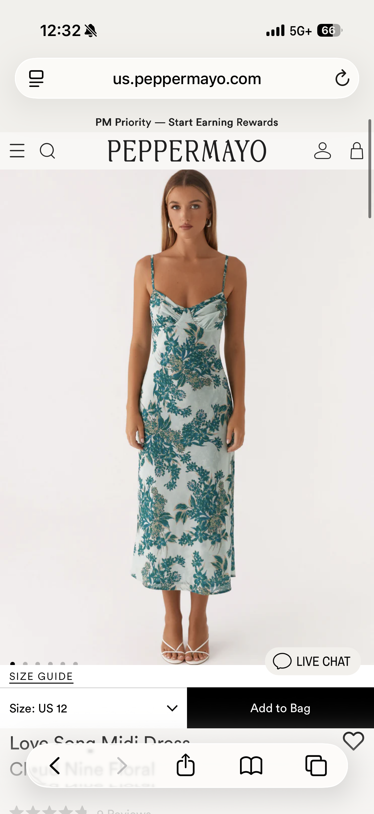 Peppermayo Love Song Midi Dress - Cloud Nine Floral NWT by Peppermayo - Pickle Peppermayo Love Song Midi Dress - Cloud Nine Floral NWT by Peppermayo - Pickle