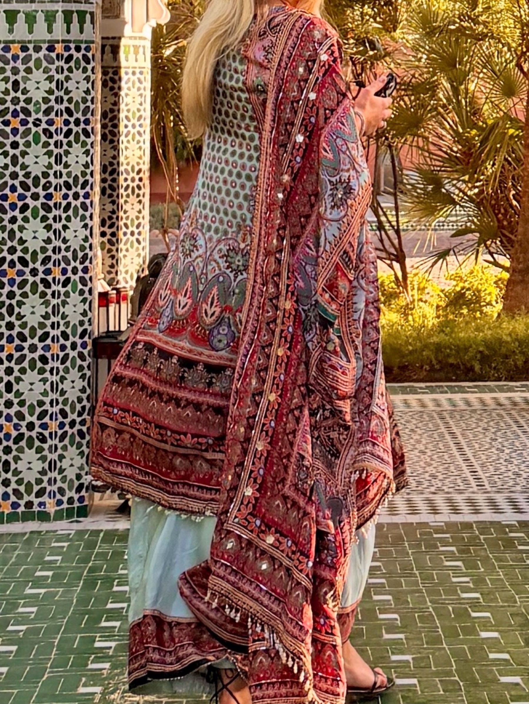 Indian wedding kurta dupatta set