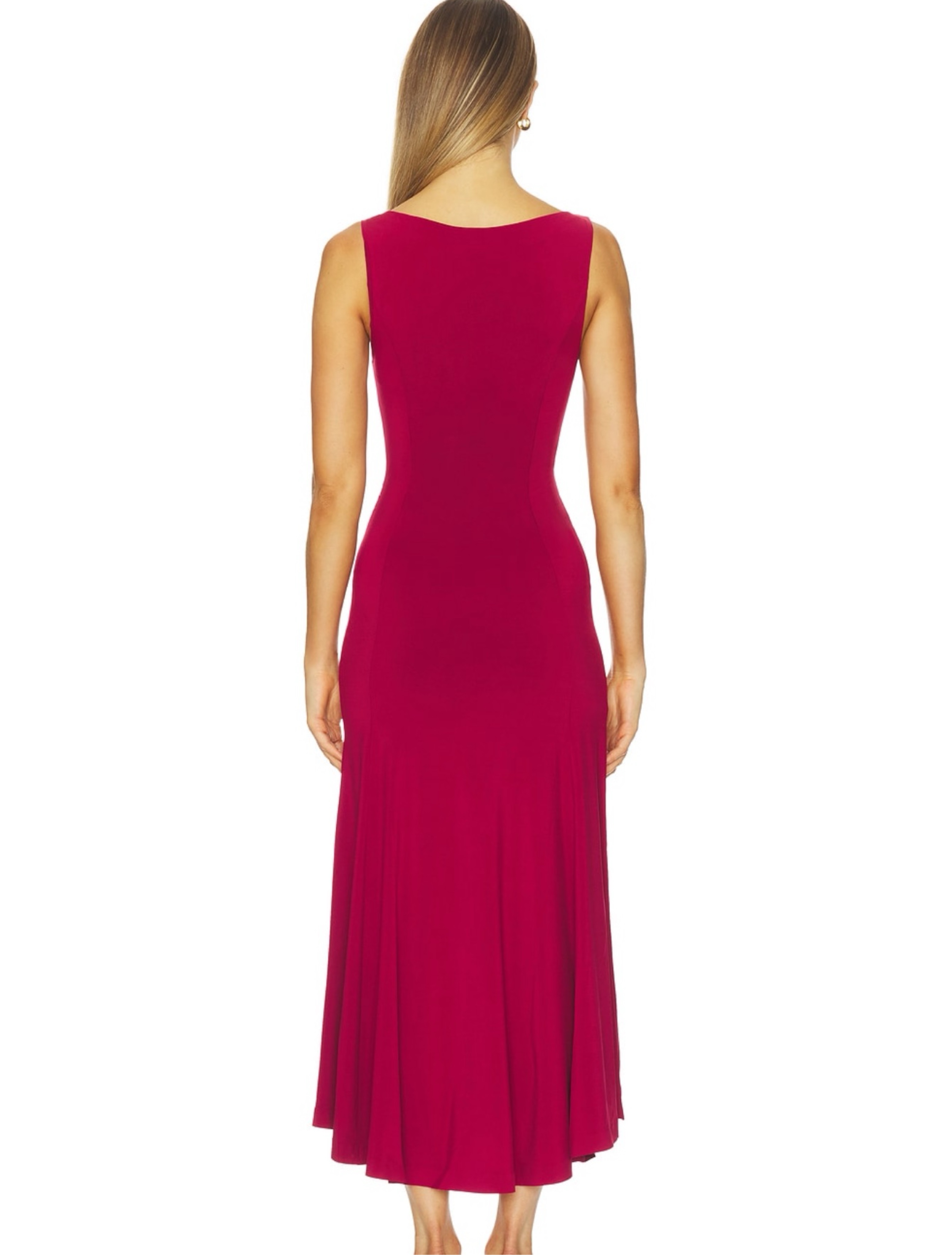 danielle guizio red dress Guizio Leila Twill Dress Red Love / L
