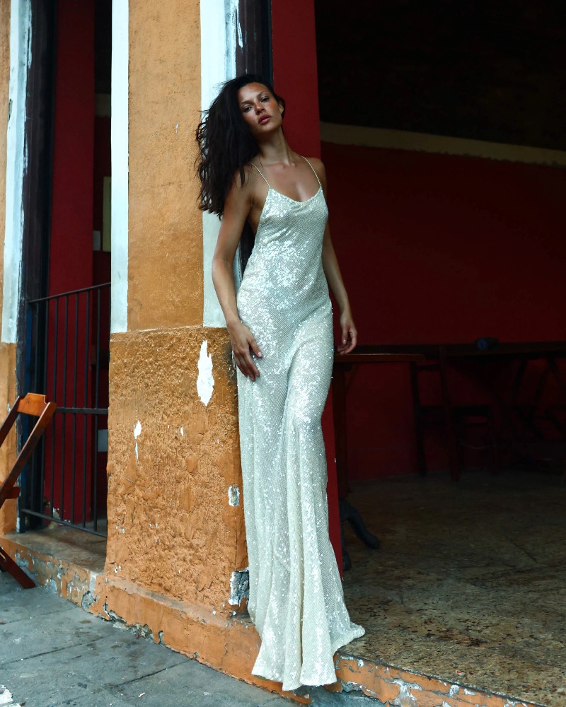 House Of CB Ysabella Dress by House of CB - Pickle
