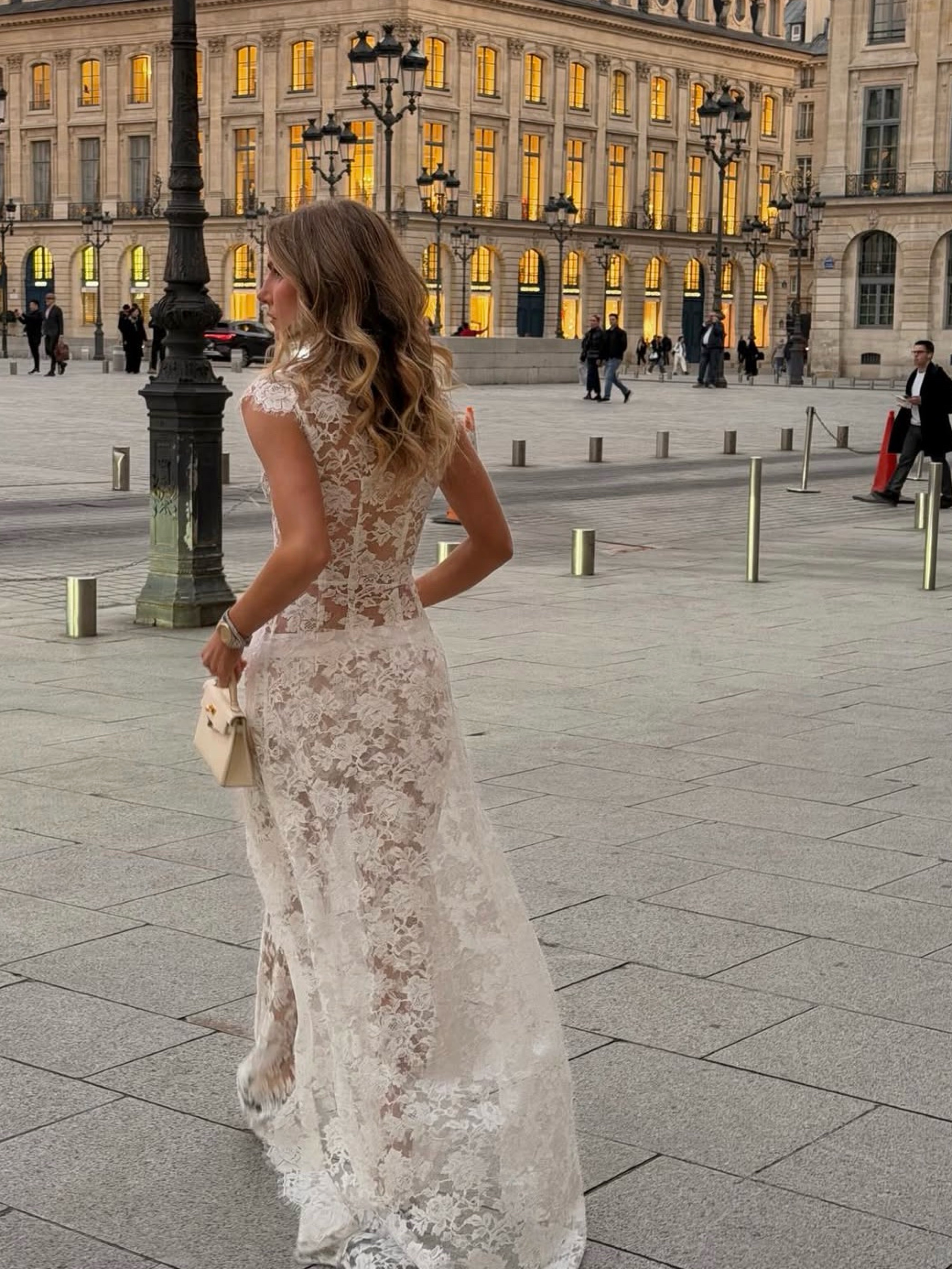sau lee white lace dress SAULEE Reese Lace Dress by Sau Lee