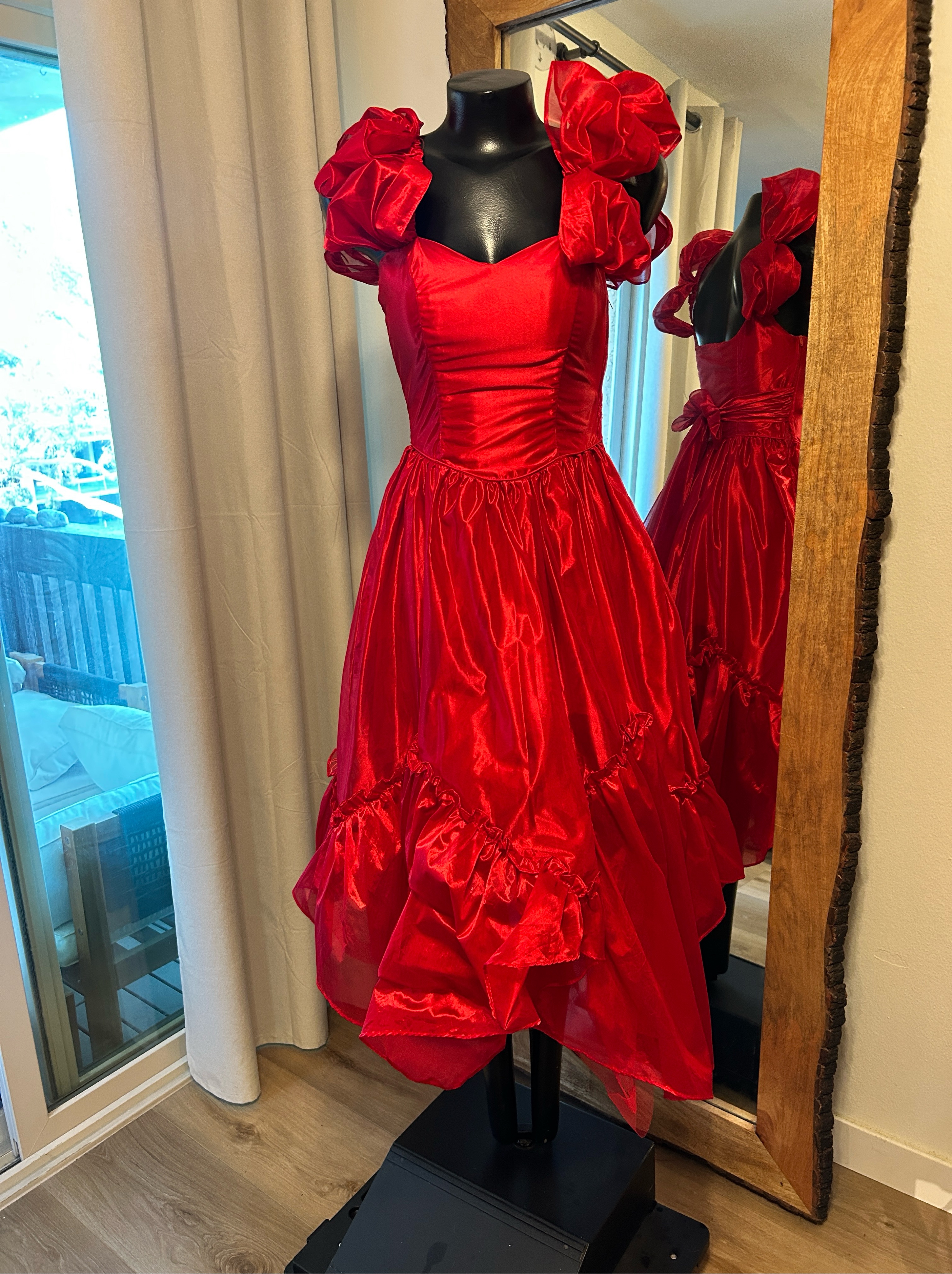 Handmade Crimson Selkie-Inspired Dress 🥀 Size small