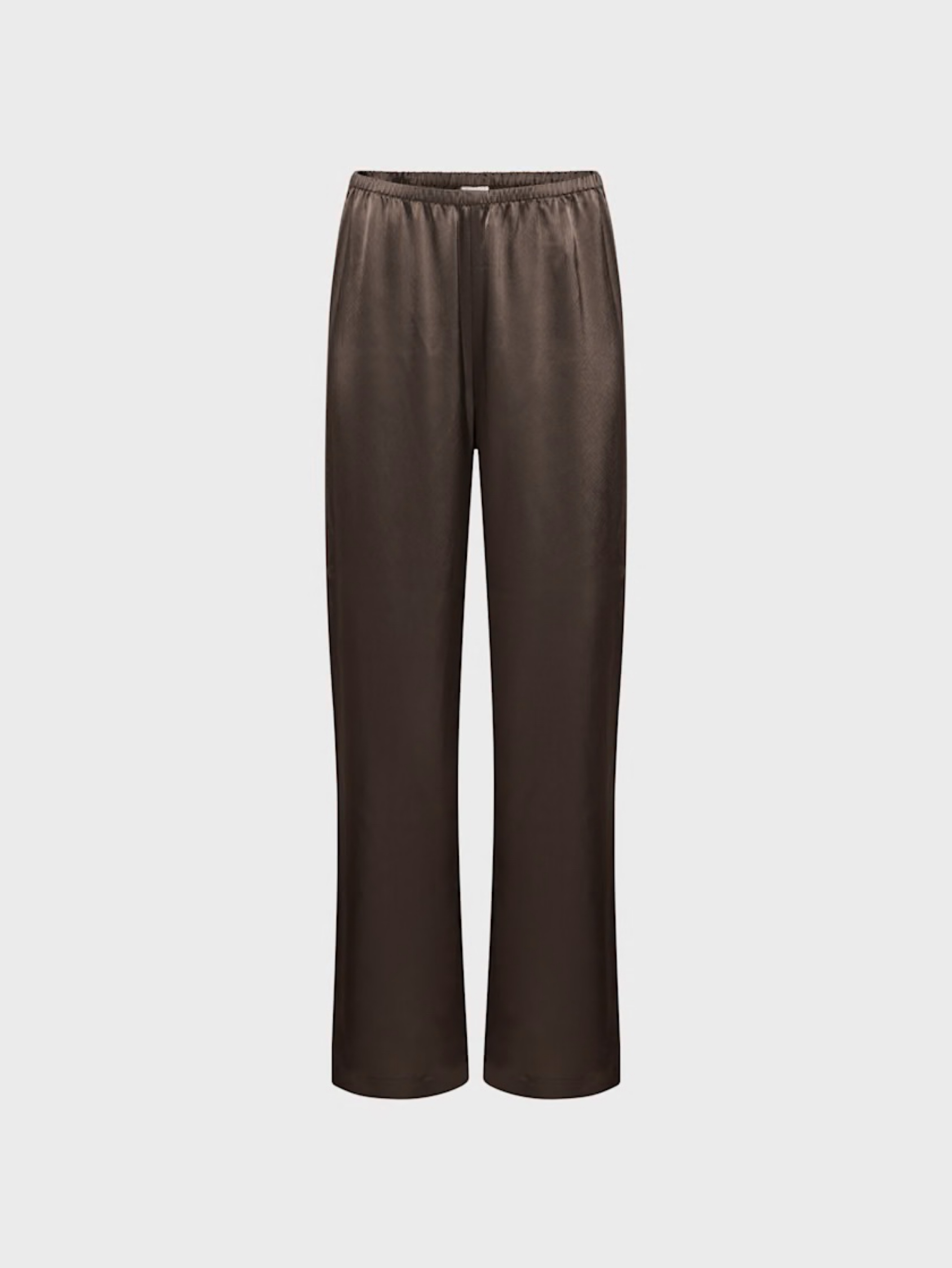 Aritzia Brown Archer Satin Pant
