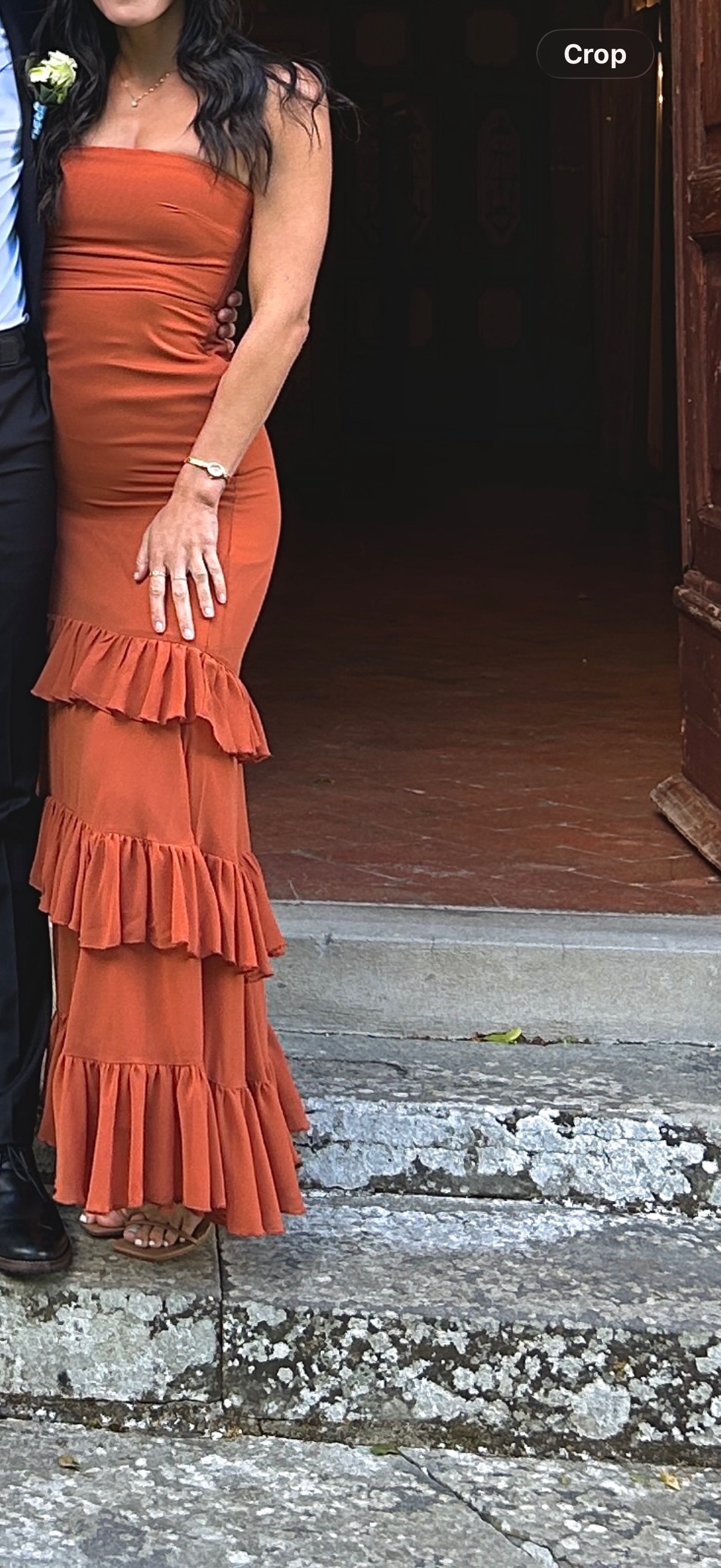 bhldn red dress BHLDN Bridemaids Mendoza Dress Bourdeaux size 6