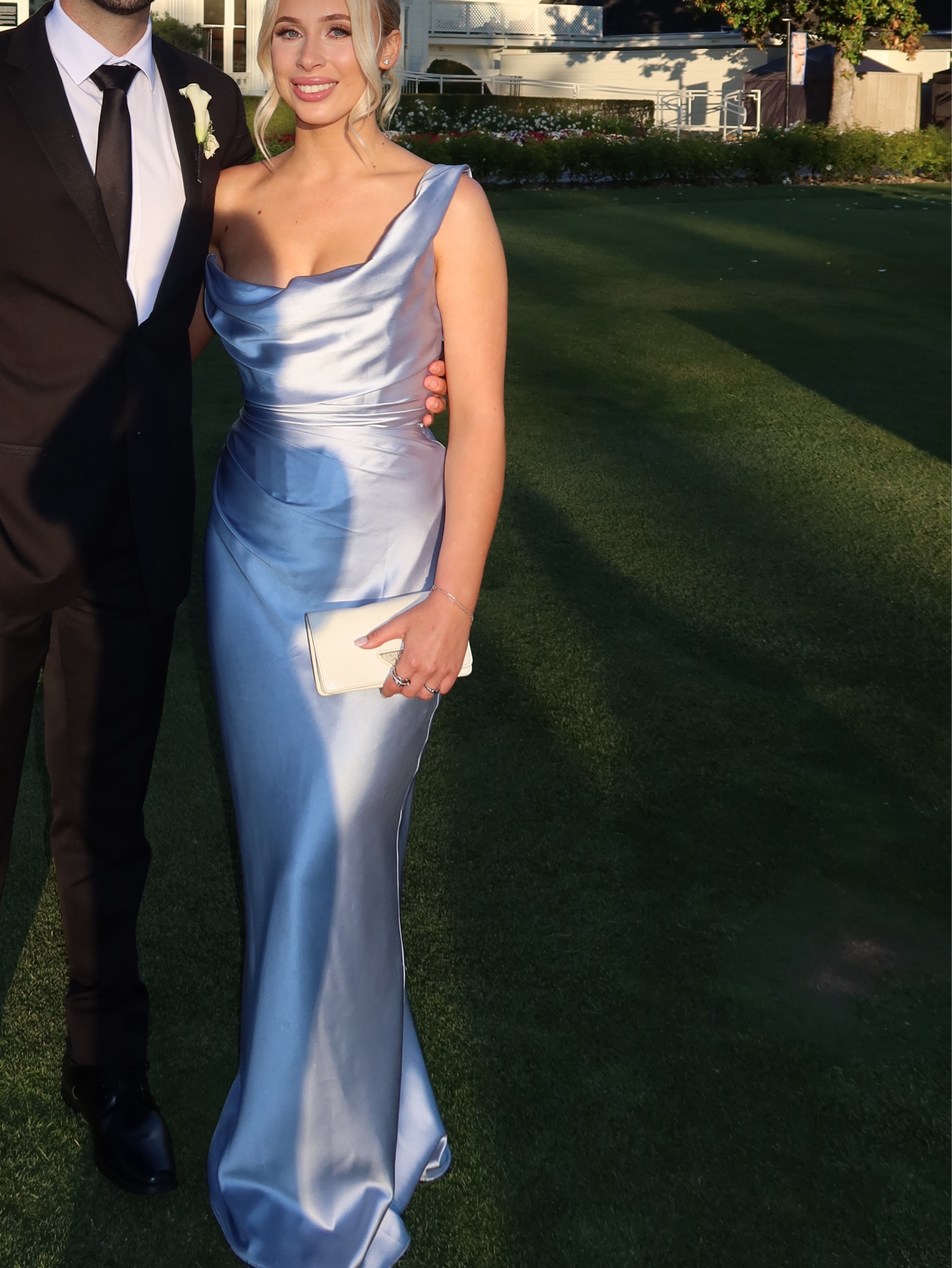 babyboo blue dress Aurelia Maxi Dress
