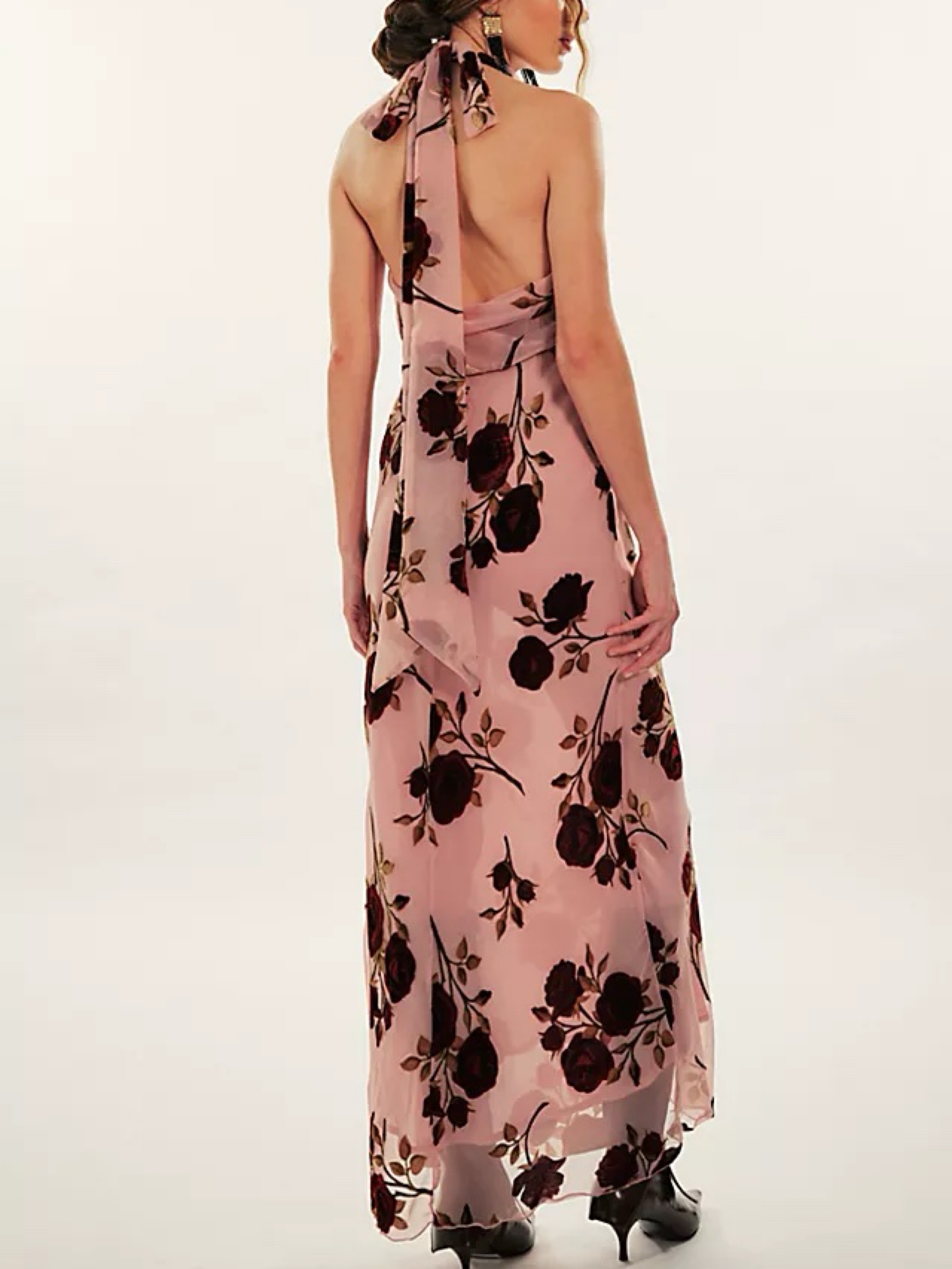 for love and lemons pink velvet dress Mini dress For Love & Lemons Pink size S International in Polyester