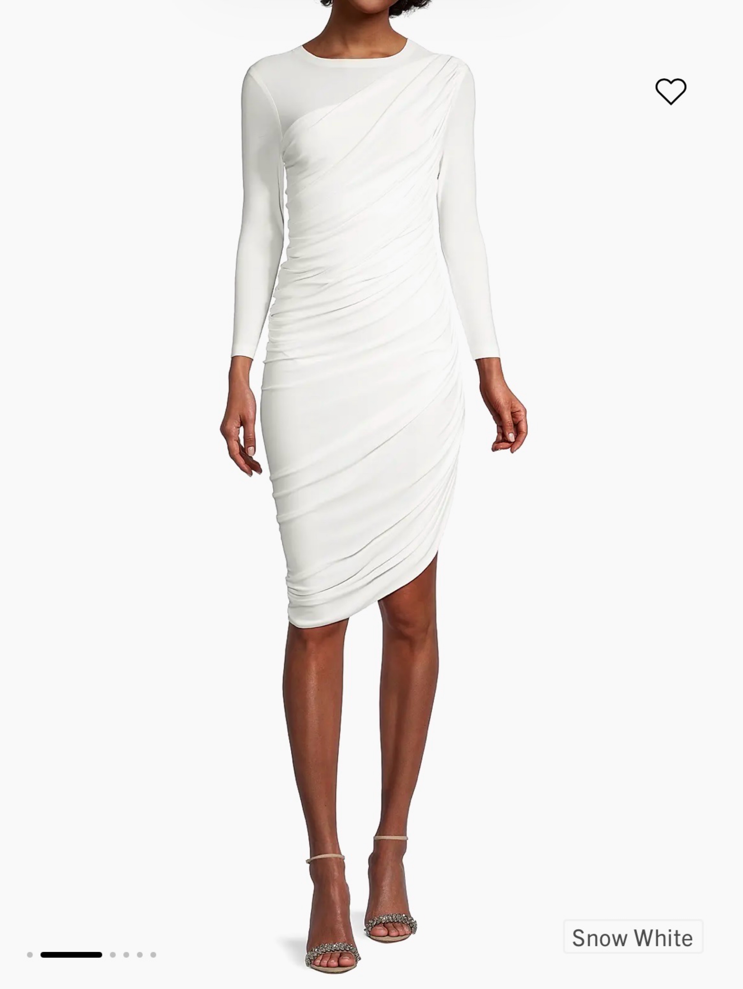 norma kamali white mini dress Norma Kamali Maria Mini Dress in Snow White