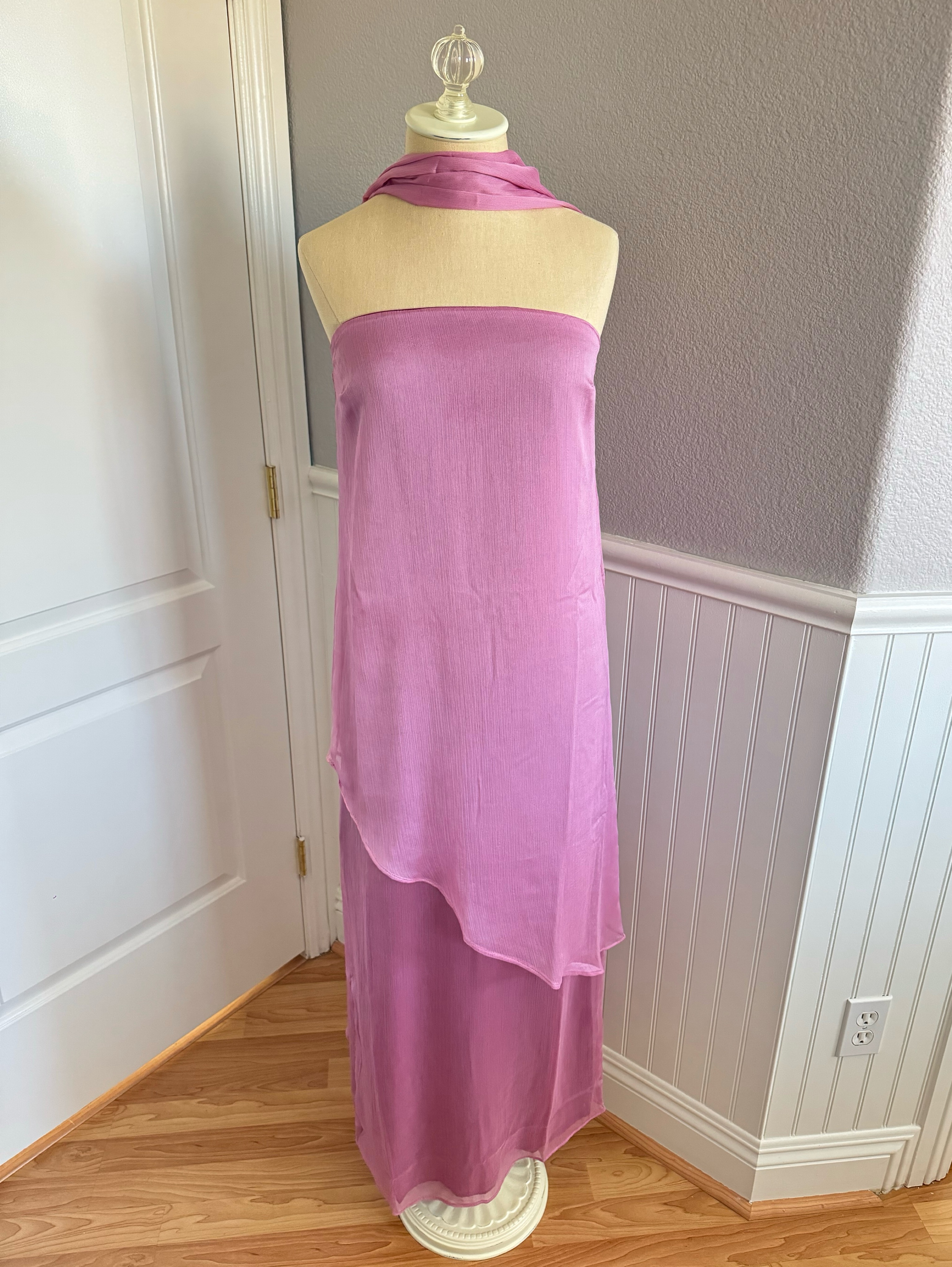 Baobab El Maxi Scarf Dress Rosado