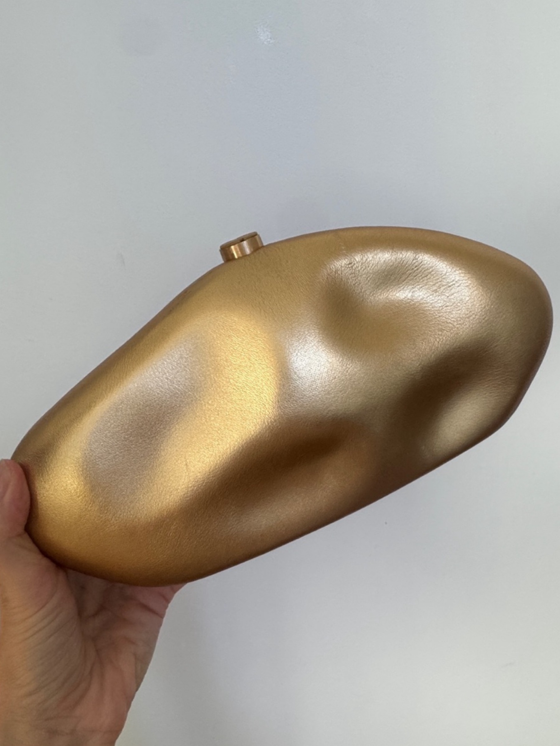 Cult Gaia Caldera Clutch in Gold by Cult Gaia | Pickle