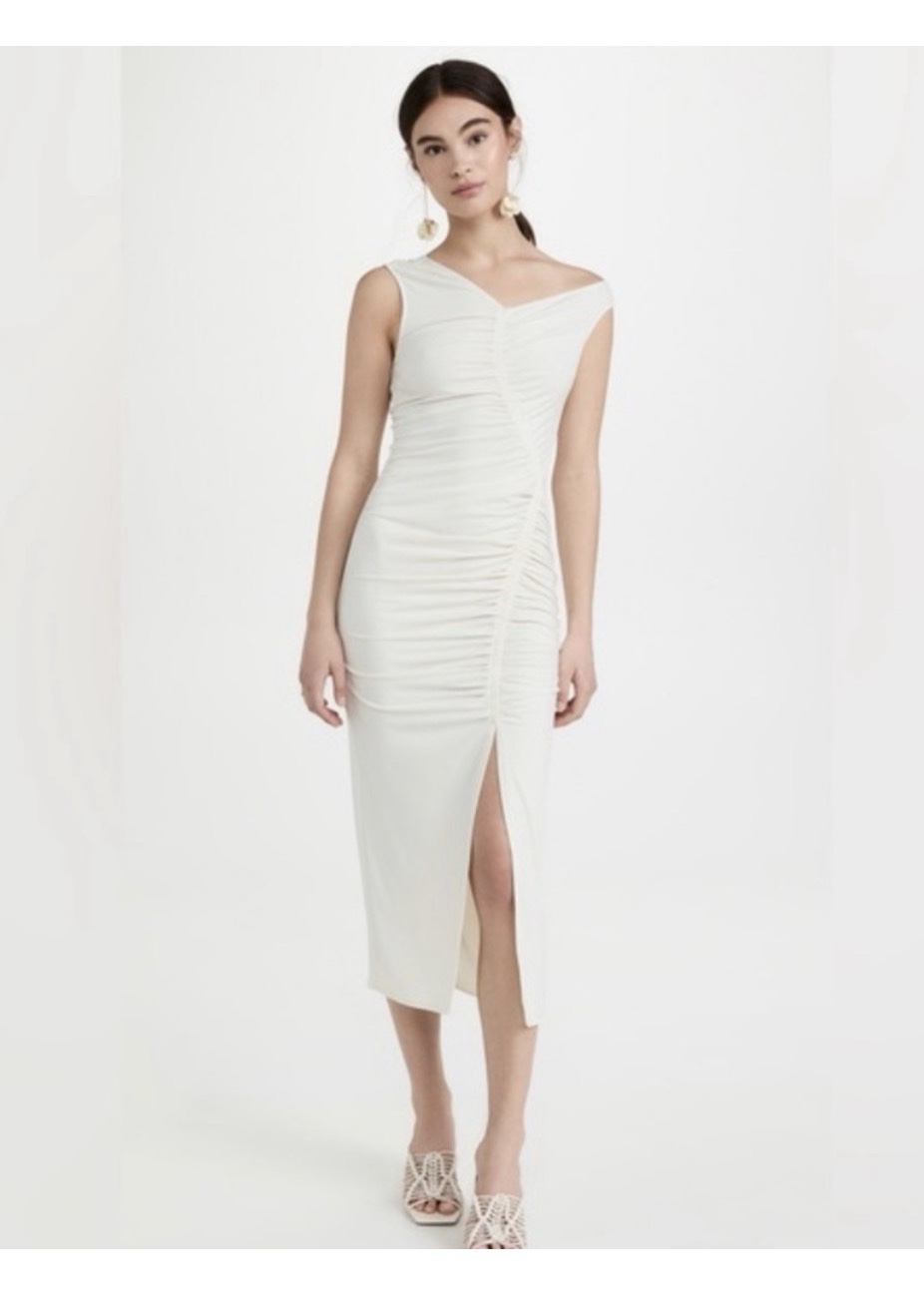 self portrait ruched dress Self-Portrait Ruched Mini Dress