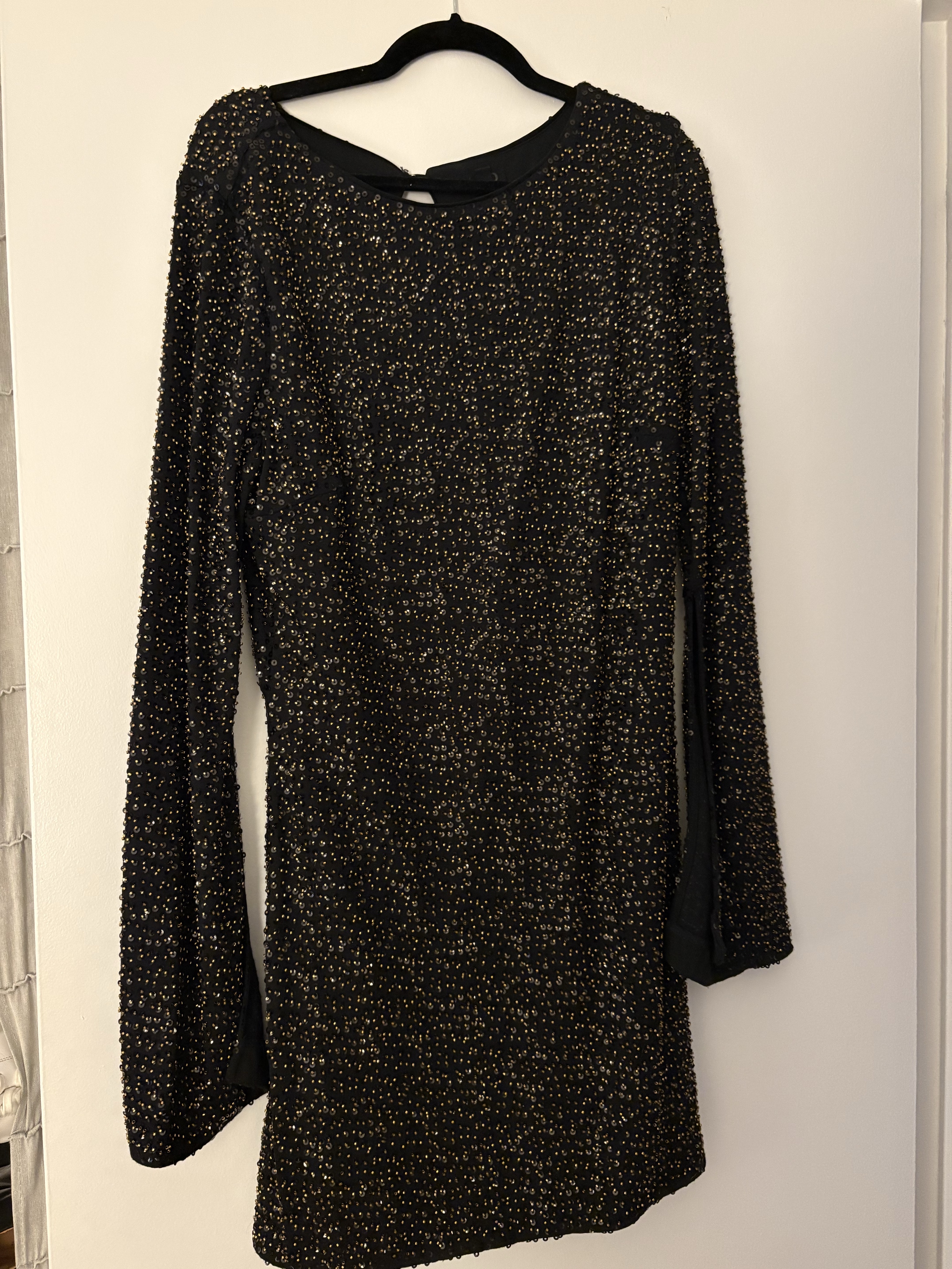 revolve beaded dress For Love & Lemons Cape Cod Beaded Mini Dress in Blue