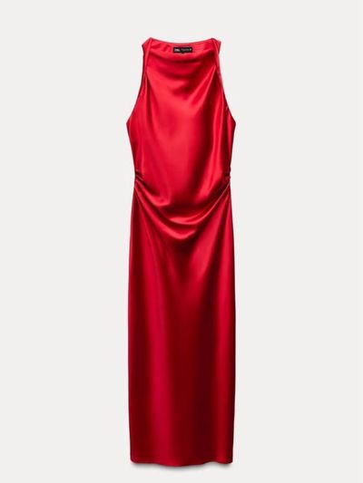 white linen dress women's Midi with Fitted Waist and Long Sleeves – Xiaolizi chinese girl outfits while the elongated length EU size:50 Moda 2000 ♥ #1