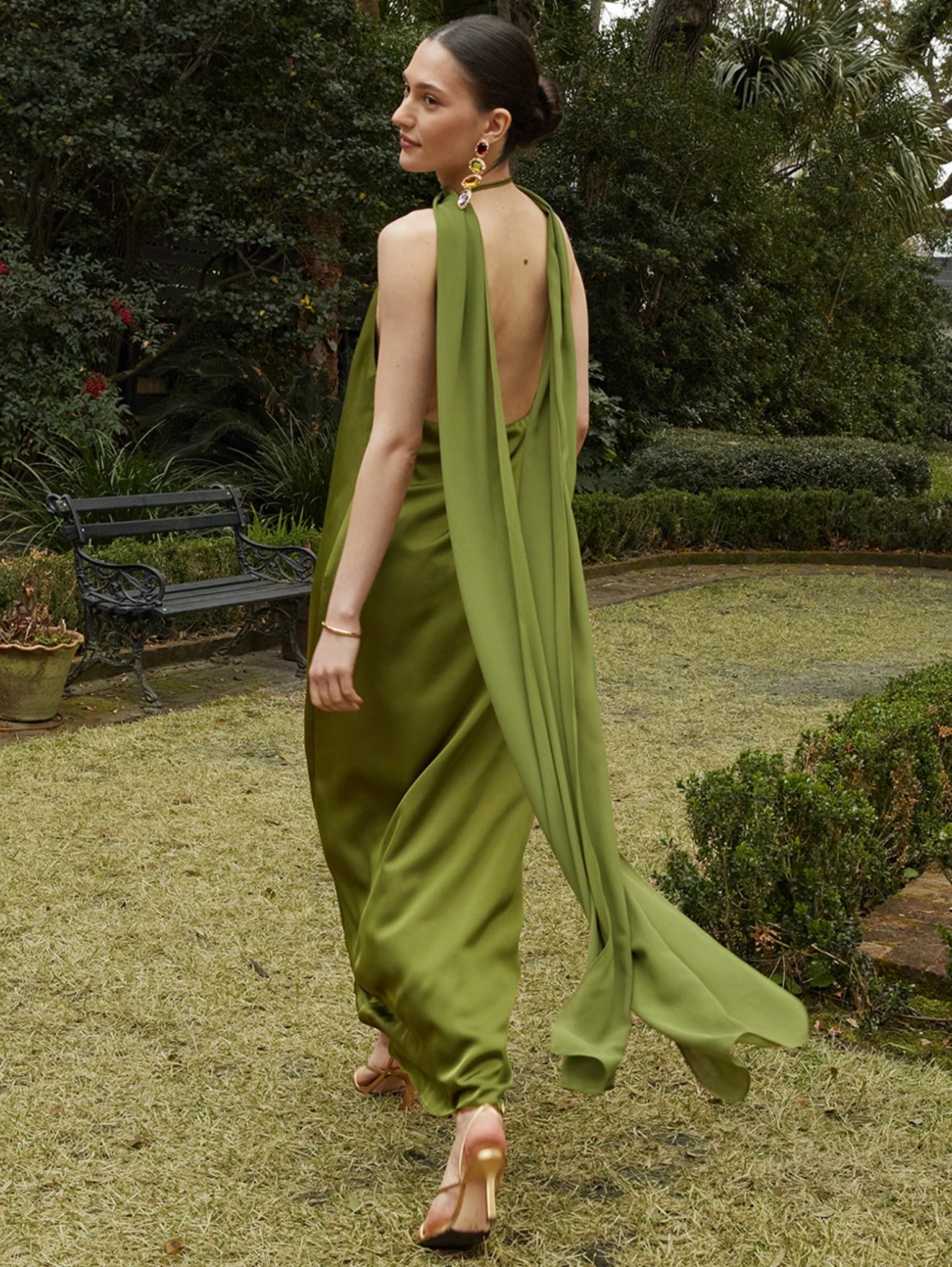 few moda green dress Few Moda Alessia Dress in Clover by Few Moda