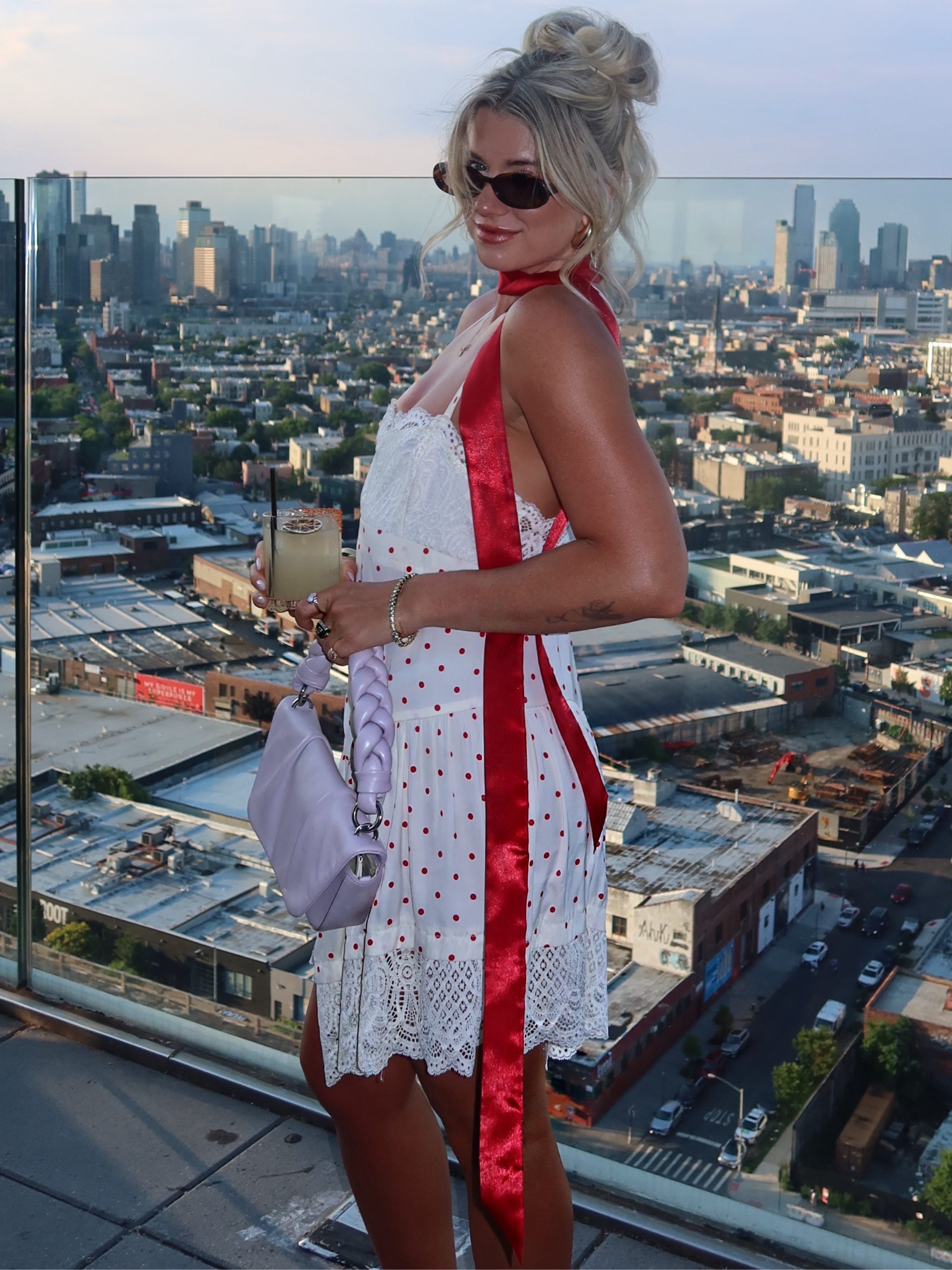 free people polka dot lace dress Butterfly Babe Midi Dress