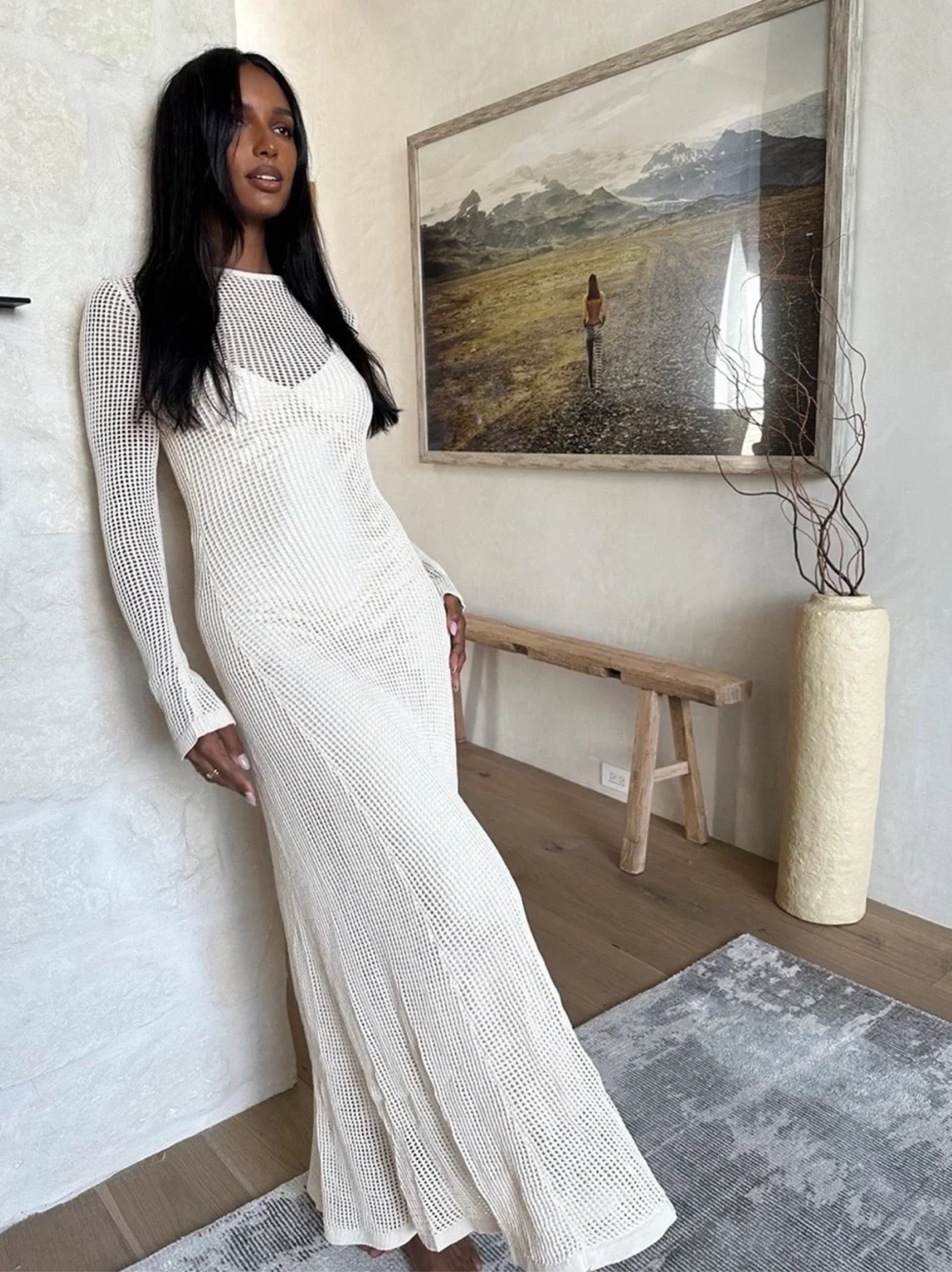 dissh white knit dress Ribbed Maxi by Dissh SHOOT 21-01-2026