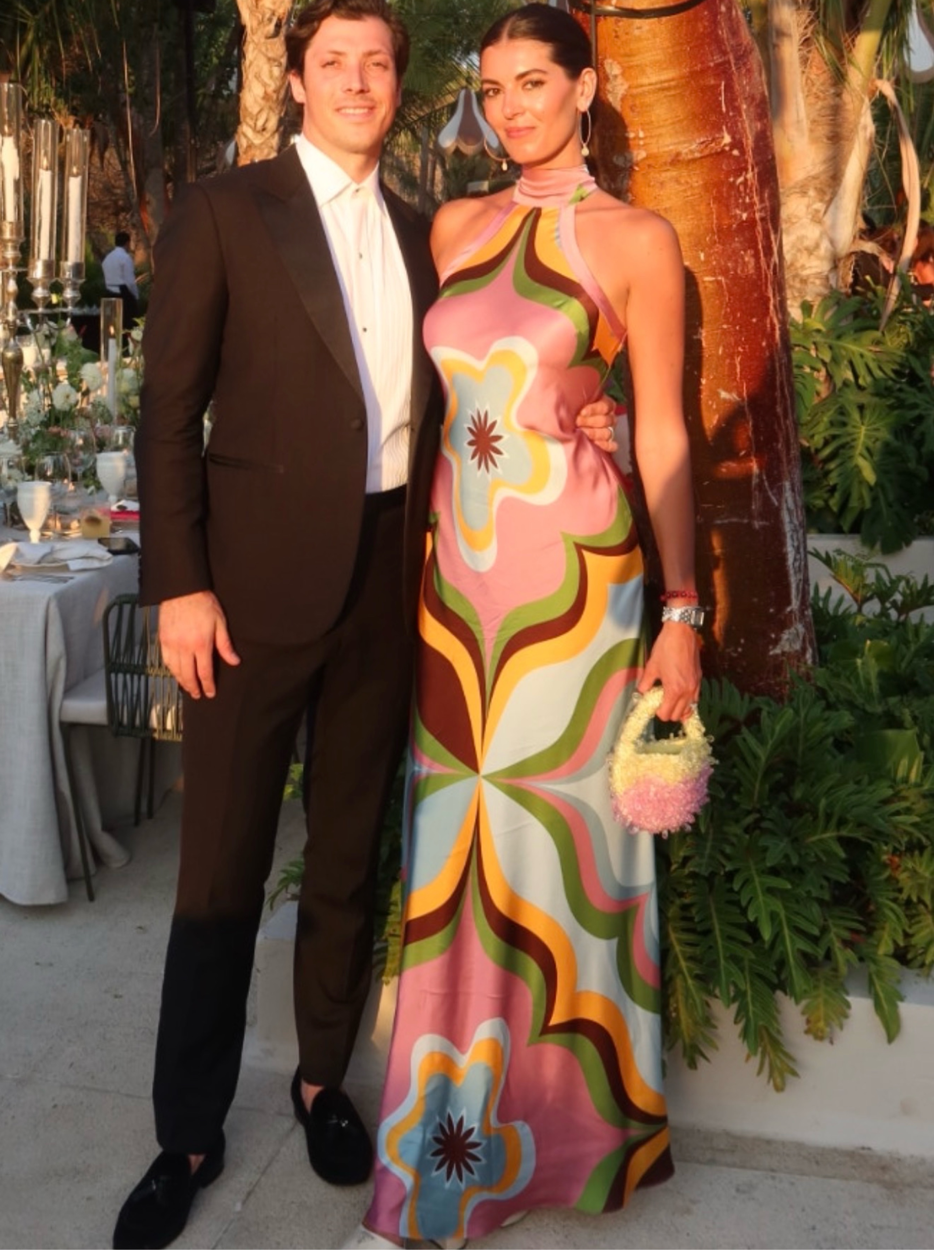 Pucci Inspired Silk gown