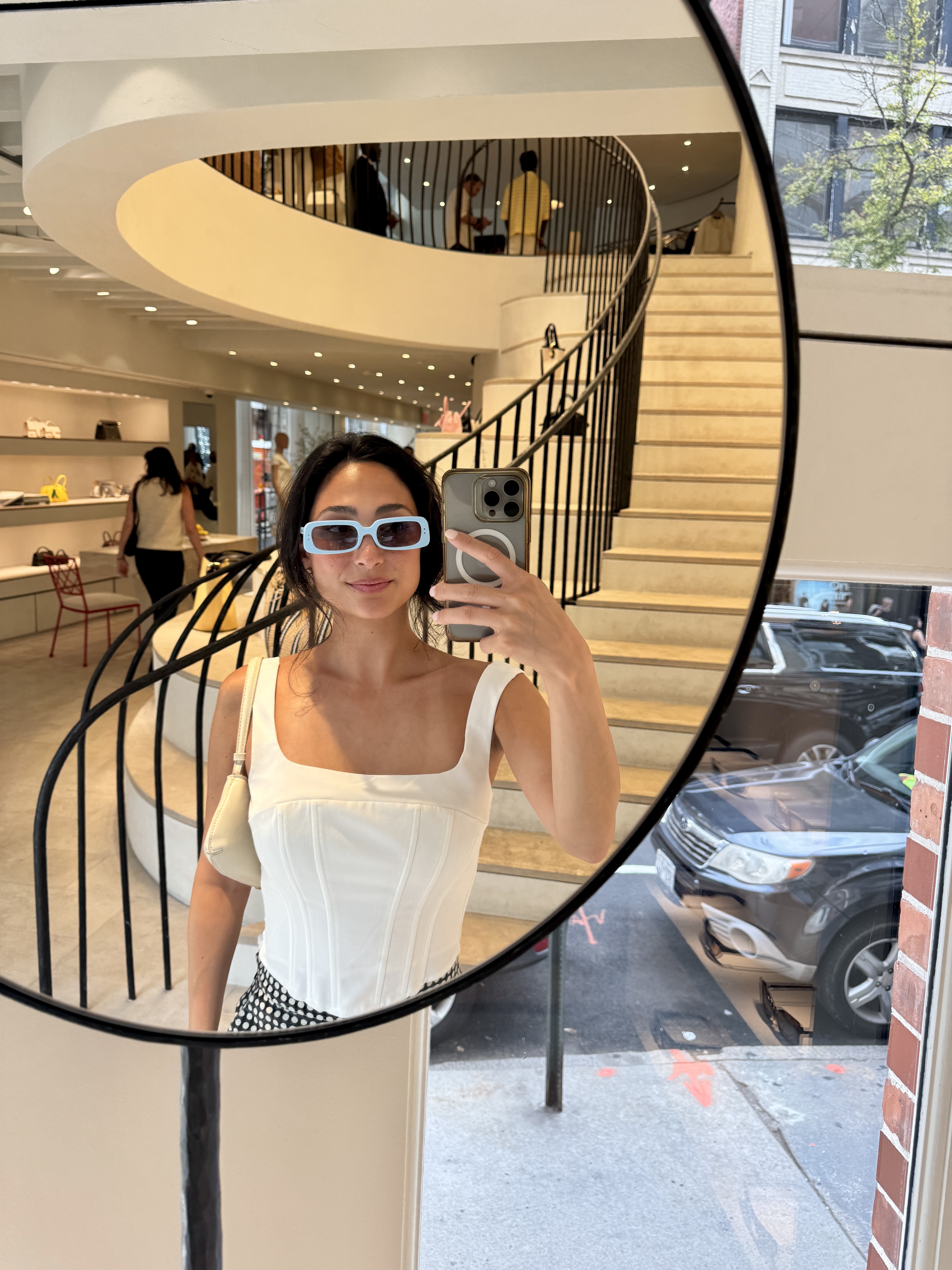 Jacquemus Azzuro Rectangle Frame Sunglasse by JACQUEMUS - Pickle