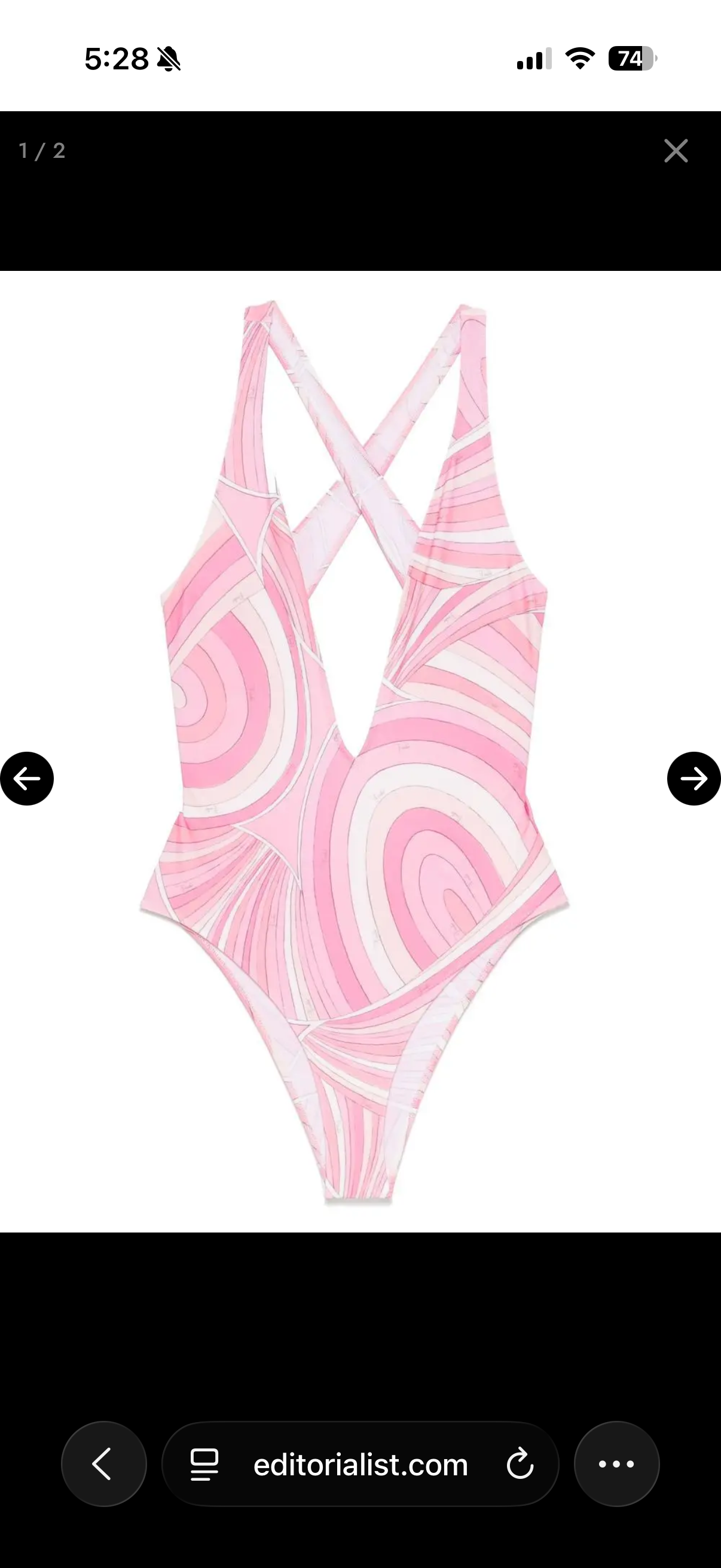 PUCCI marmo print one piece swimsuit by Pucci | Pickle