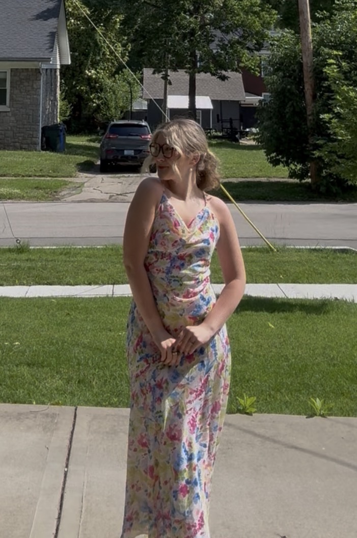 abercrombie floral maxi dress Abercrombie & Fitch Womens Sleeveless Floral Maxi Dress Blue Sz XSP Cottagecore