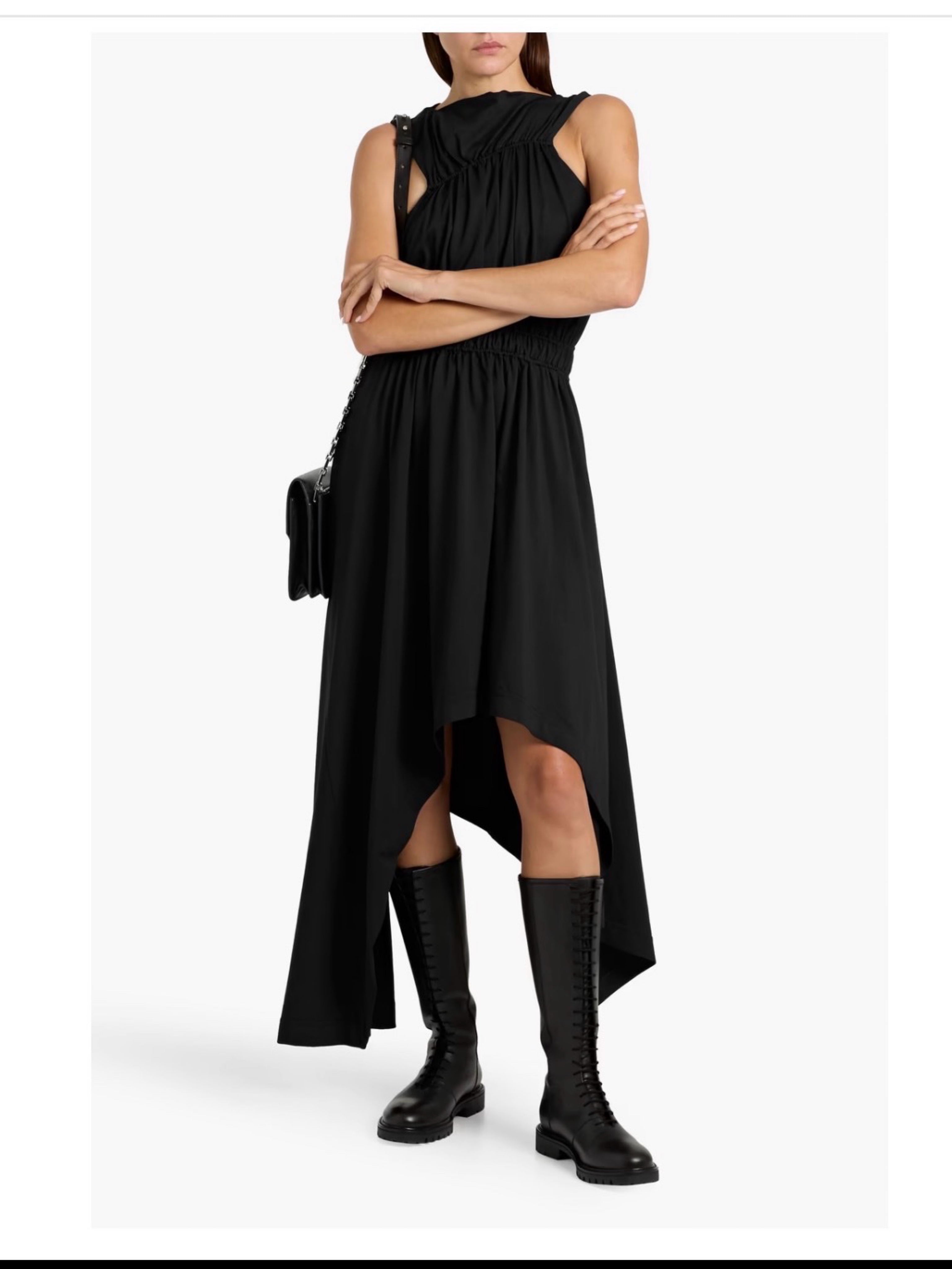 Alexander Mcqueen Black Jersey Dress by Alexander McQueen - Pickle