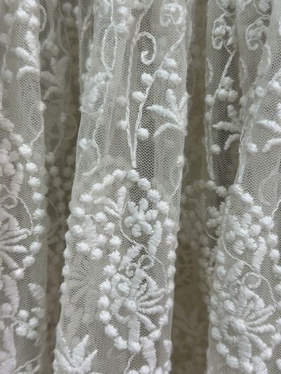 Melissa Odabash Zoe White Lace Embroidered Mini Dress by Melissa
