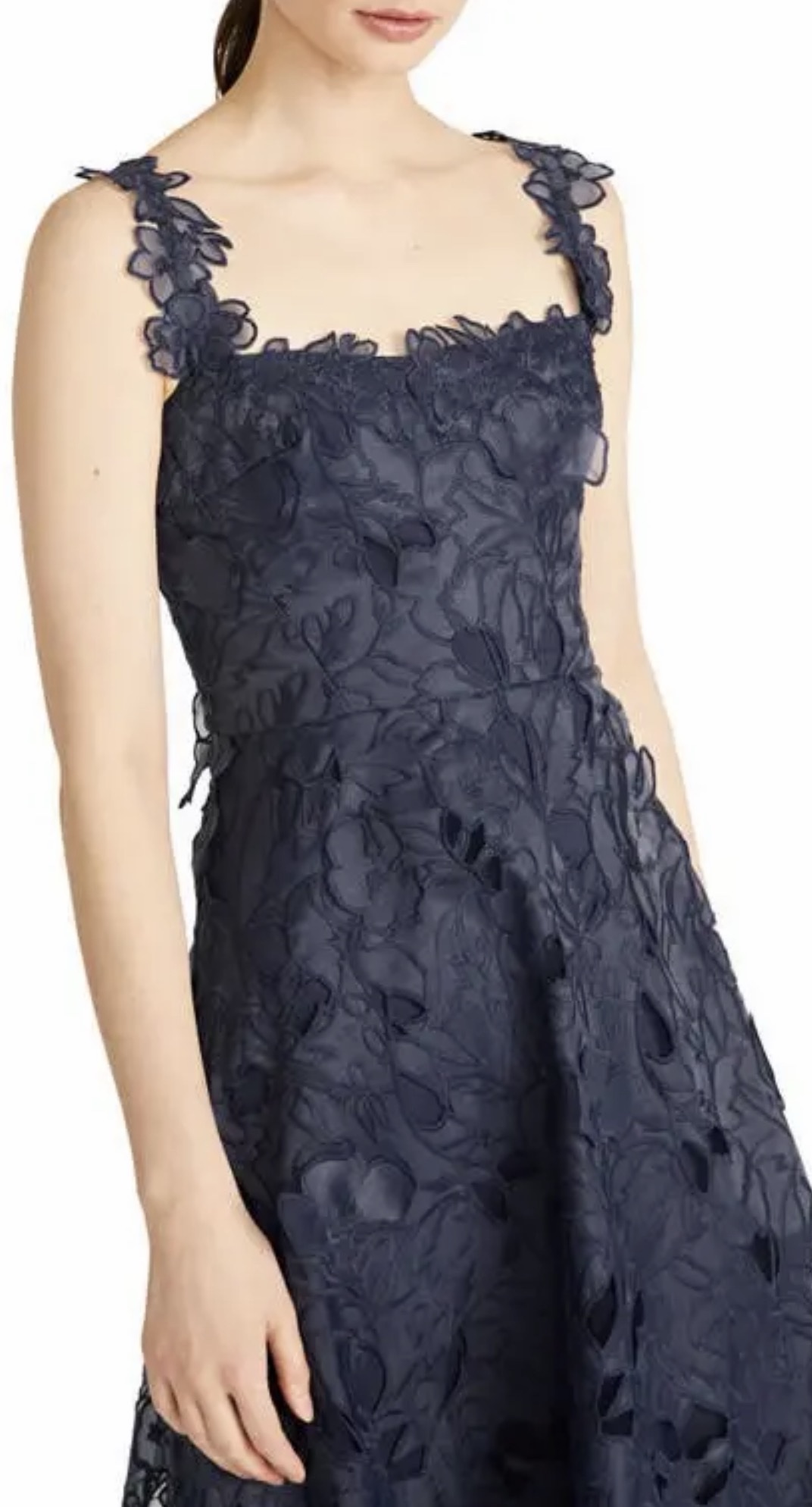 Monique Lhuillier - Juliette Embroidered Flower Organza Dress by ML Monique Lhuillier - Pickle Monique Lhuillier - Juliette Embroidered Flower Organza Dress by ML Monique Lhuillier - Pickle