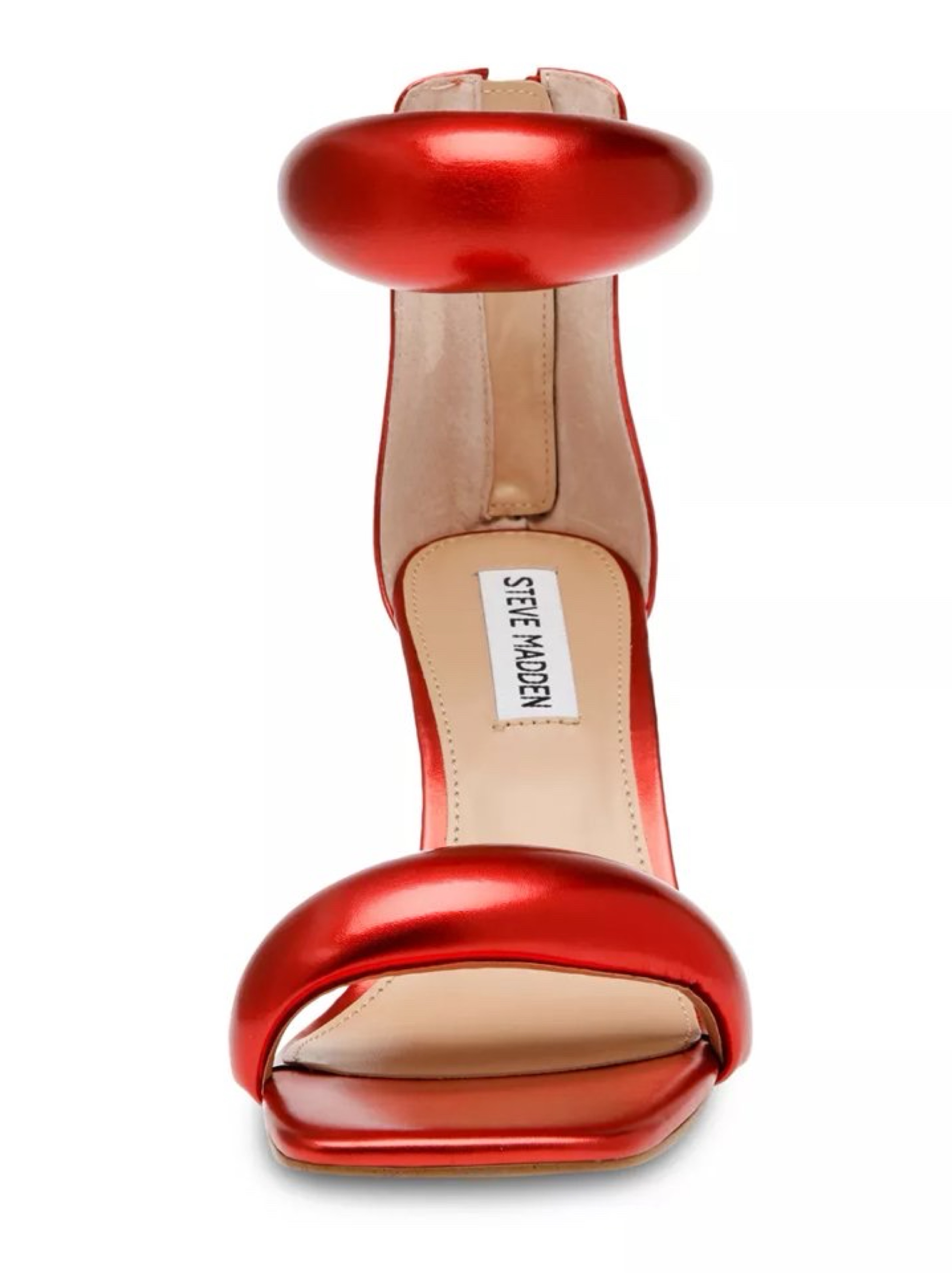 Steve Madden | Red Metallic Platform Heels