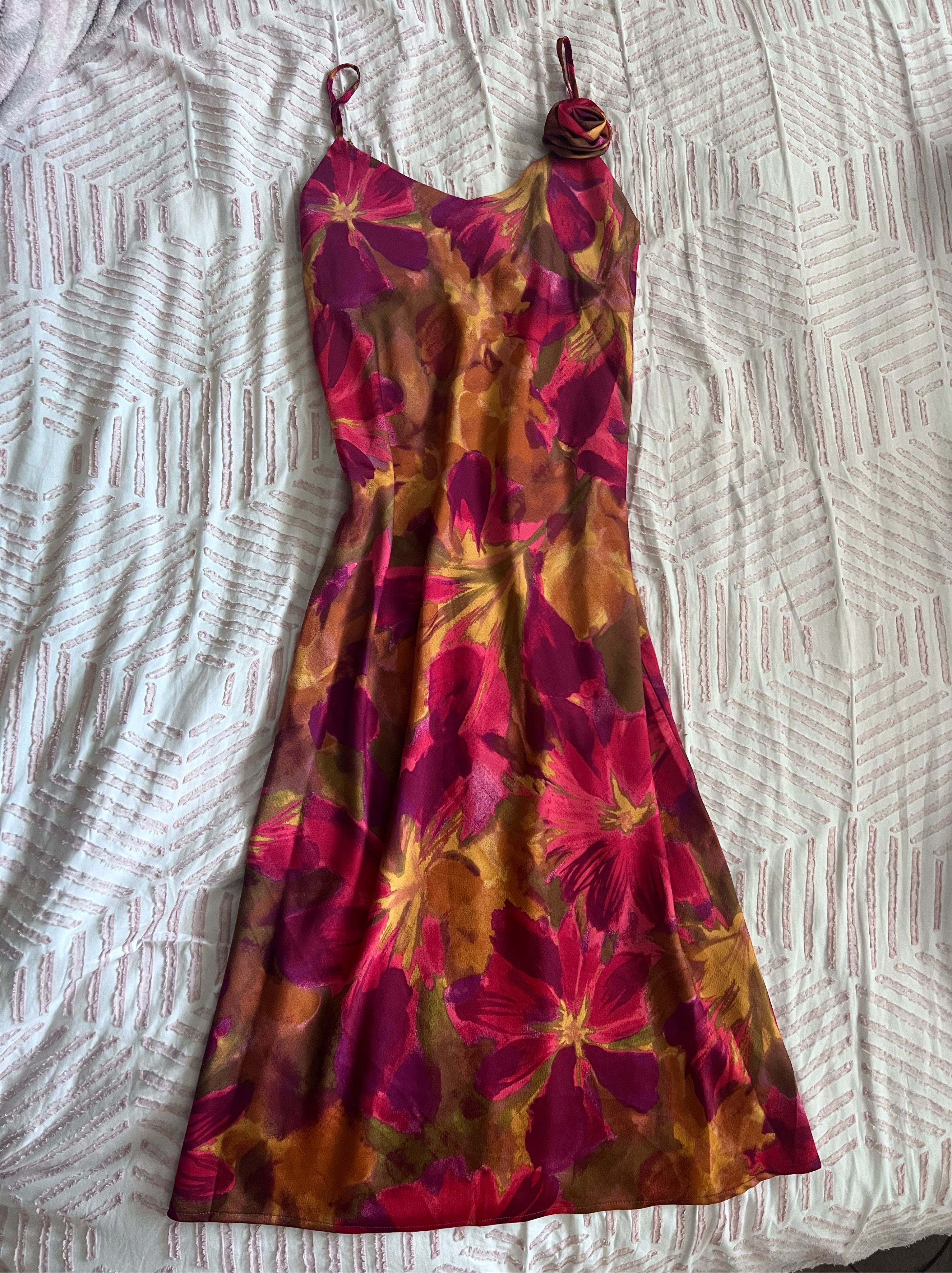 Sara Michelle | Floral Midi Slip dress