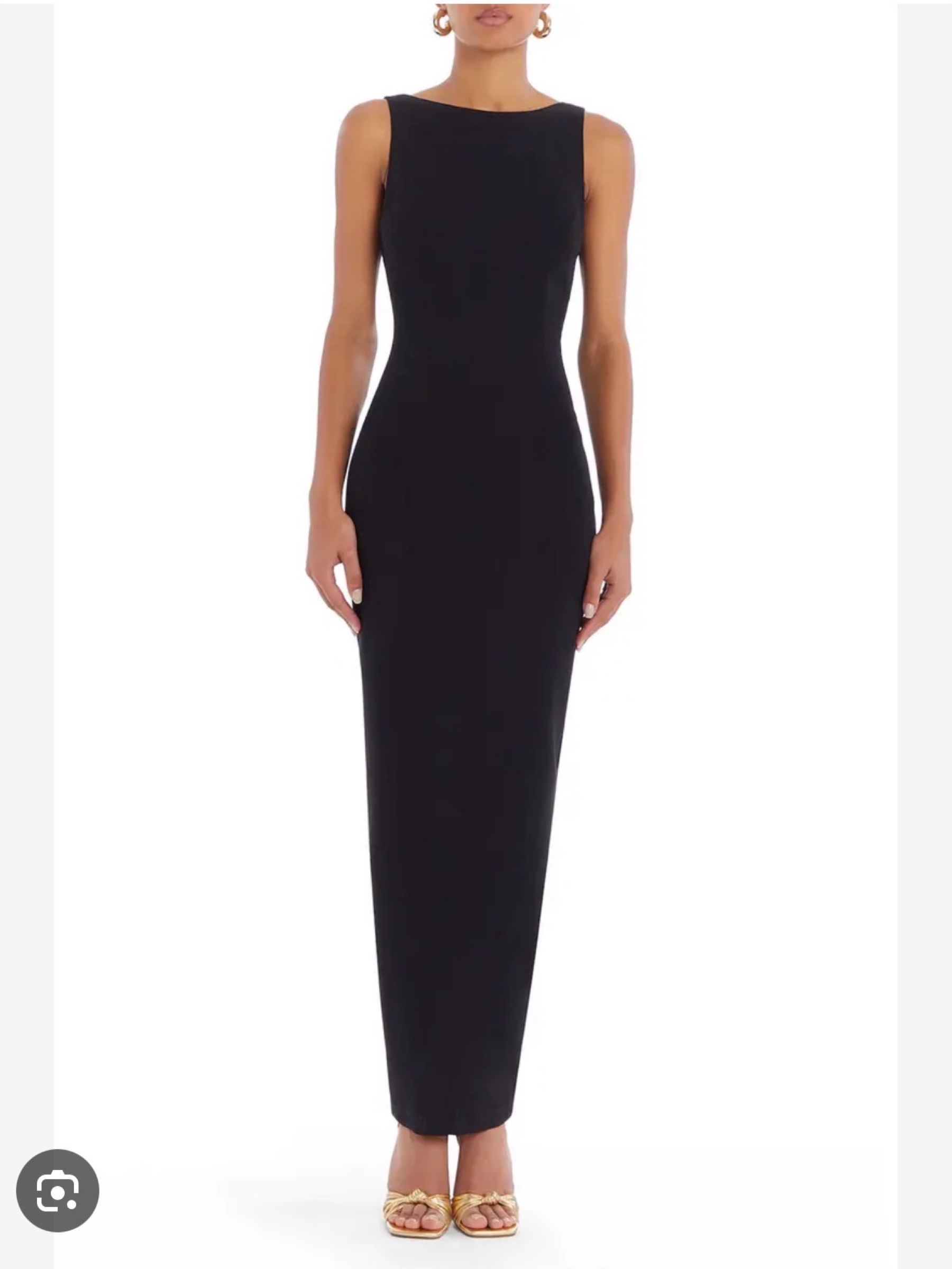 Amanda Uprichard Marbella Maxi Dress Black