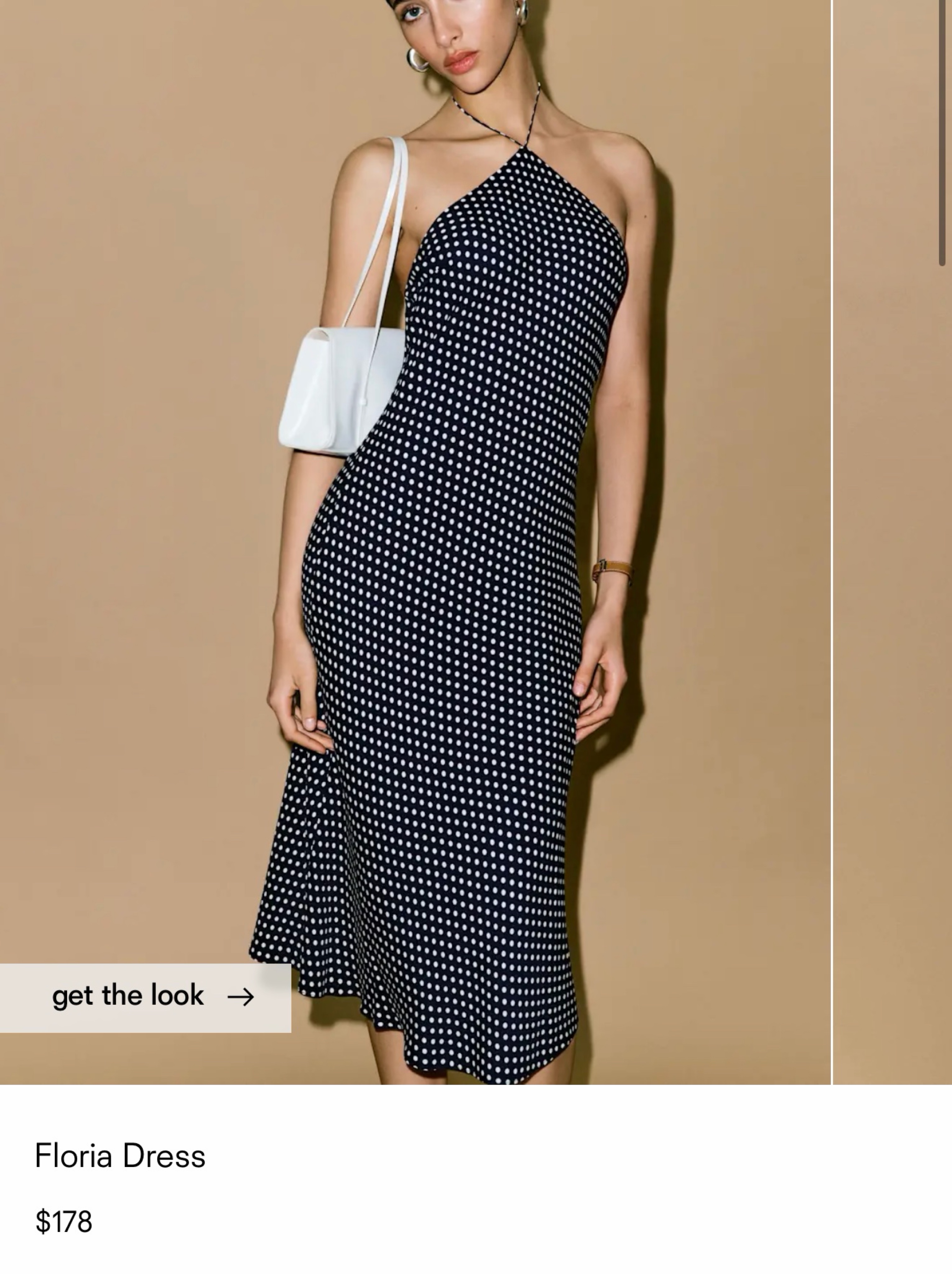 reformation polka dot dress halter Reformation Delilah Linen Halterneck Maxi Dress