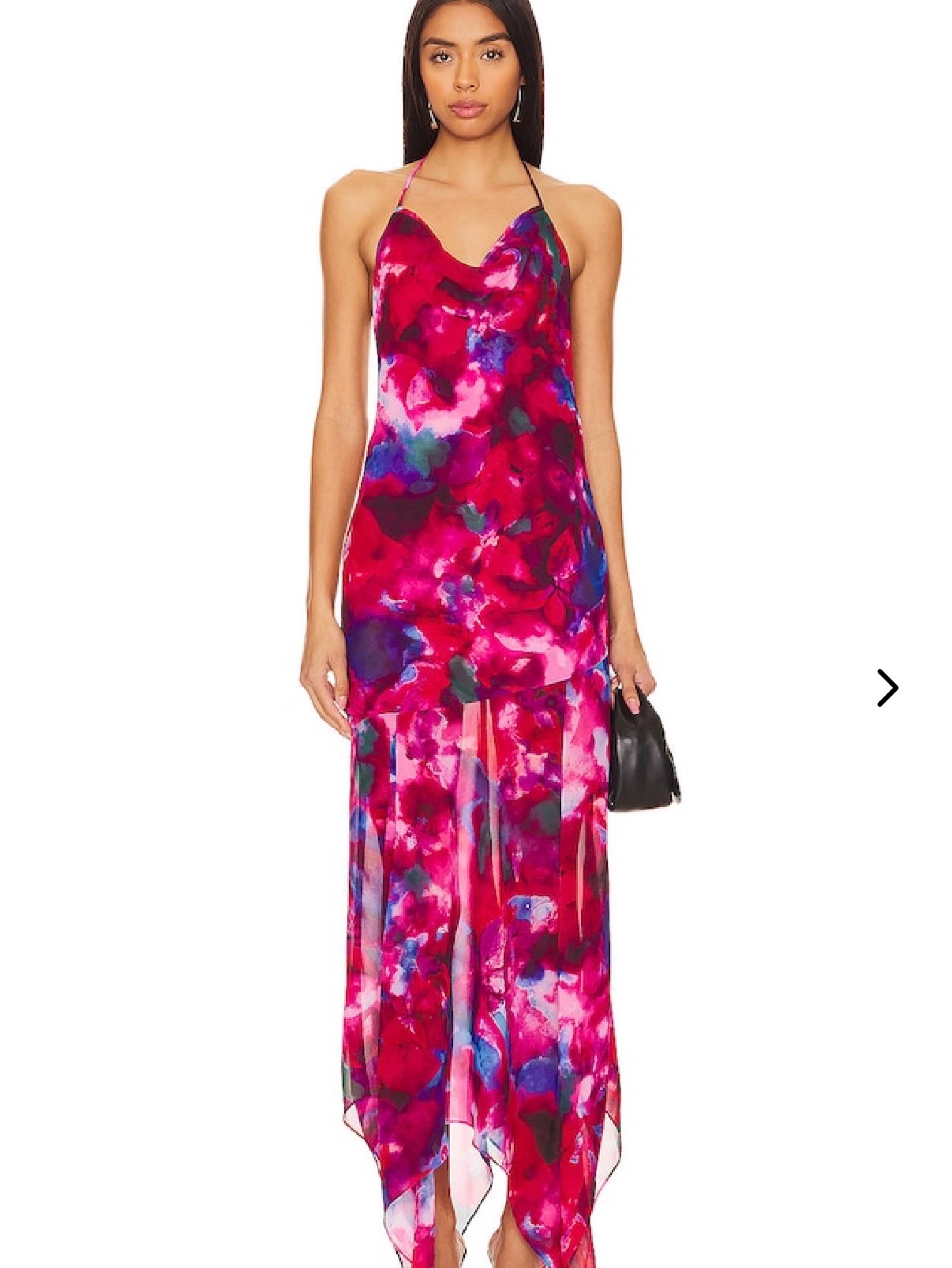 lovers and friends pink floral dress Lovers And Friends Pink Tracie Gown by Lovers and Friends