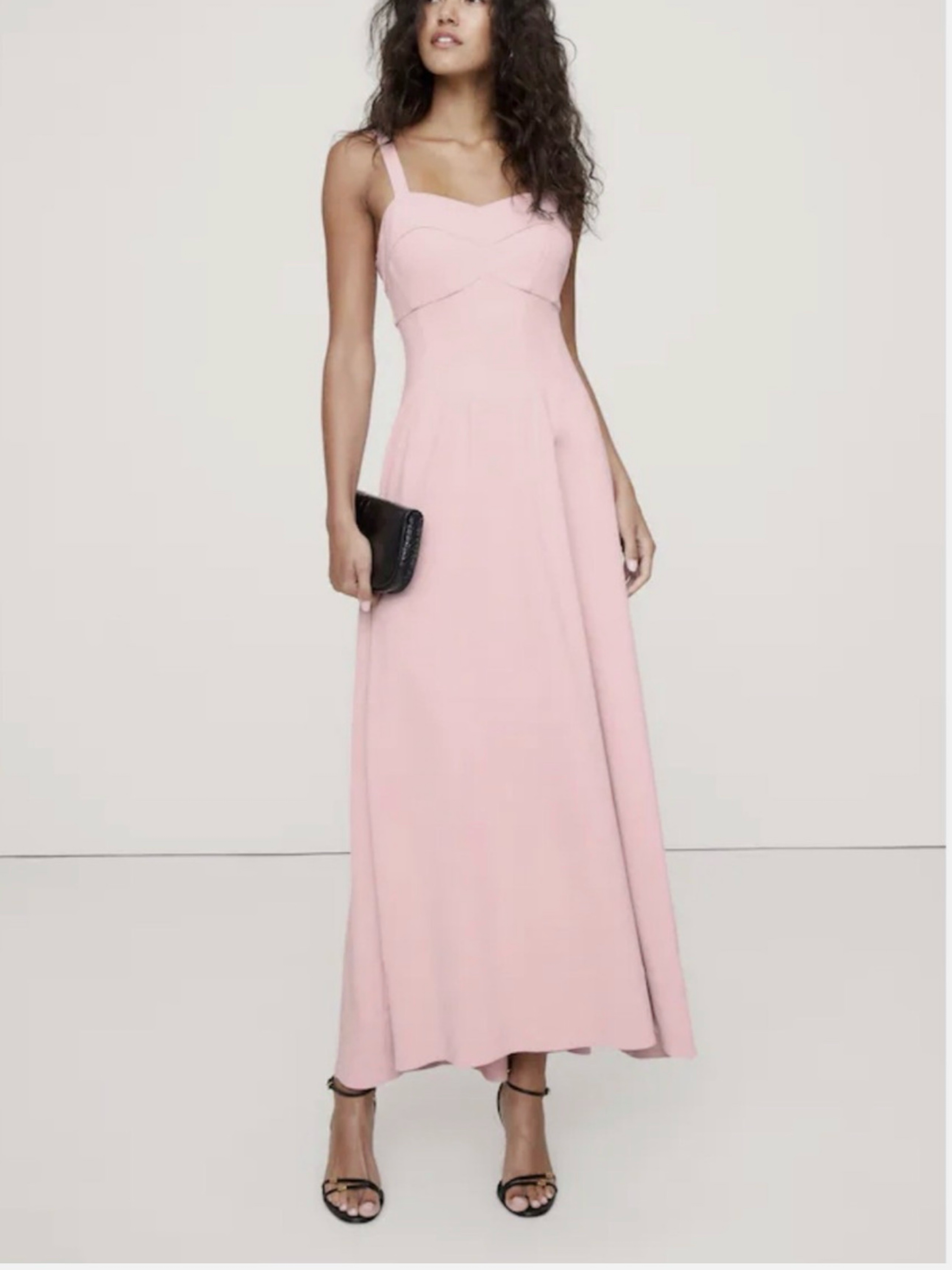 pink pencil dress Oscar de la Renta Poppies Illusion Neck Midi US 4 occasion:formal-event Color:navy shantung shoulder effect Upscale Sparkle Sequin Low