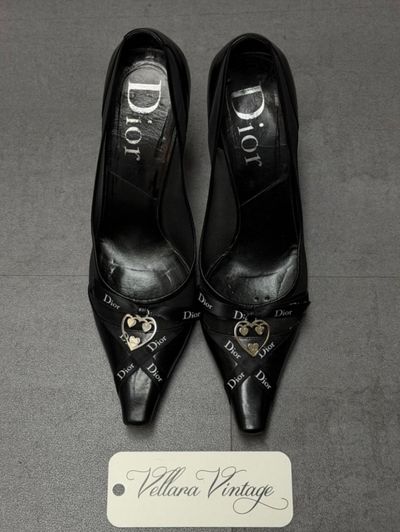 Vintage Dior Lock & Key Kitten Heels by Christian Dior | Pickle