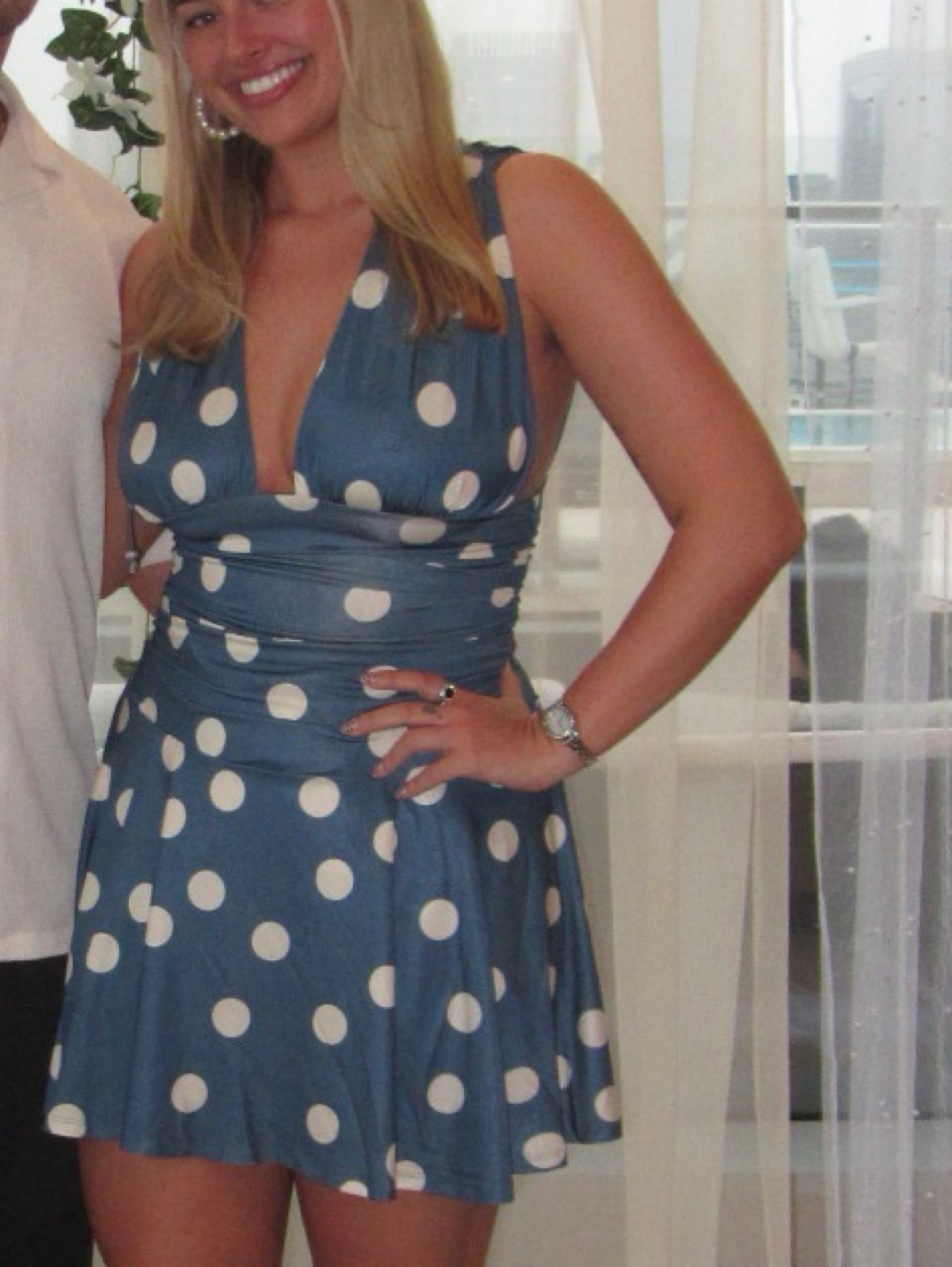 free people blue polka dot dress Butterfly Babe Maxi Dress
