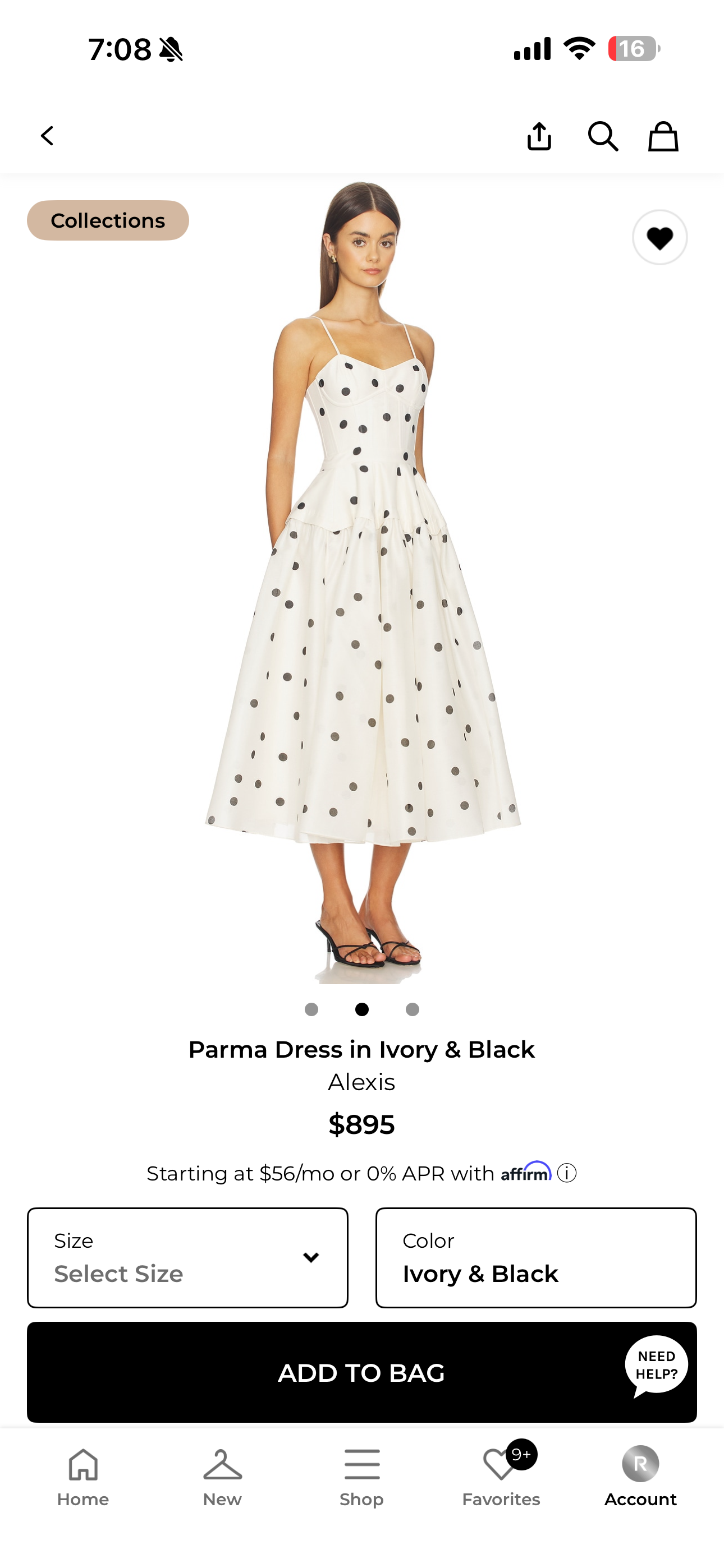 alexis midi dress line and dot Line & Dot Alexis Midi Dress in Black