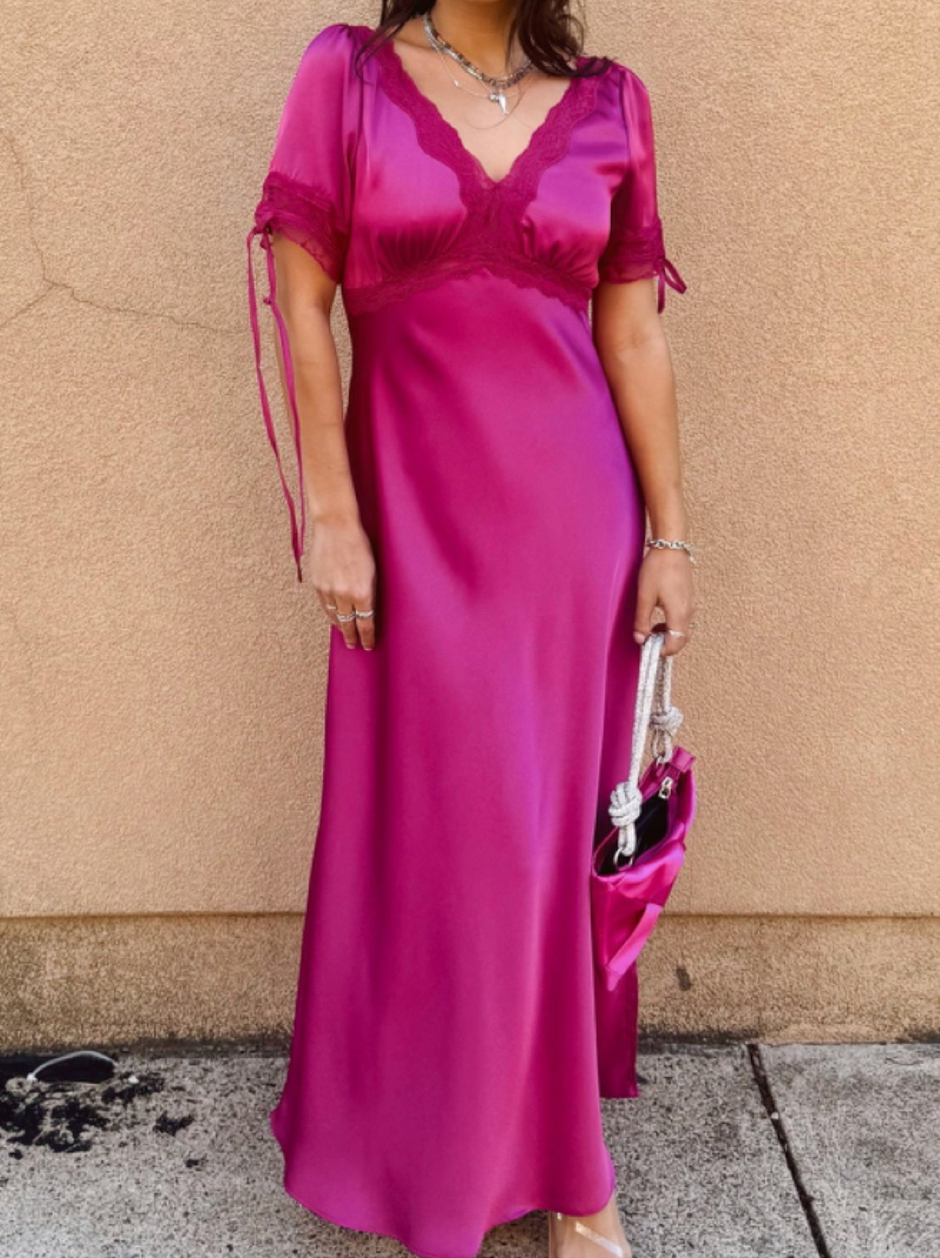 dress forum satin dress Dress Forum Merida Satin Slip Dress