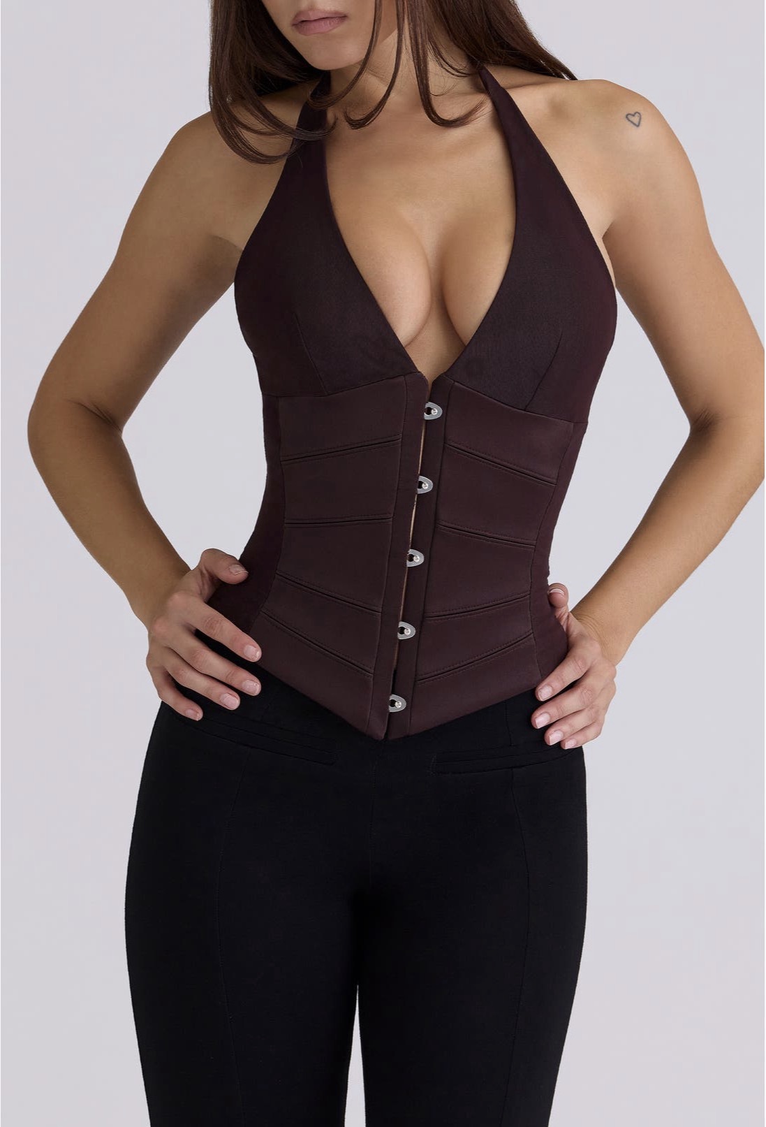 House of CB Corset Top by House of CB - Pickle